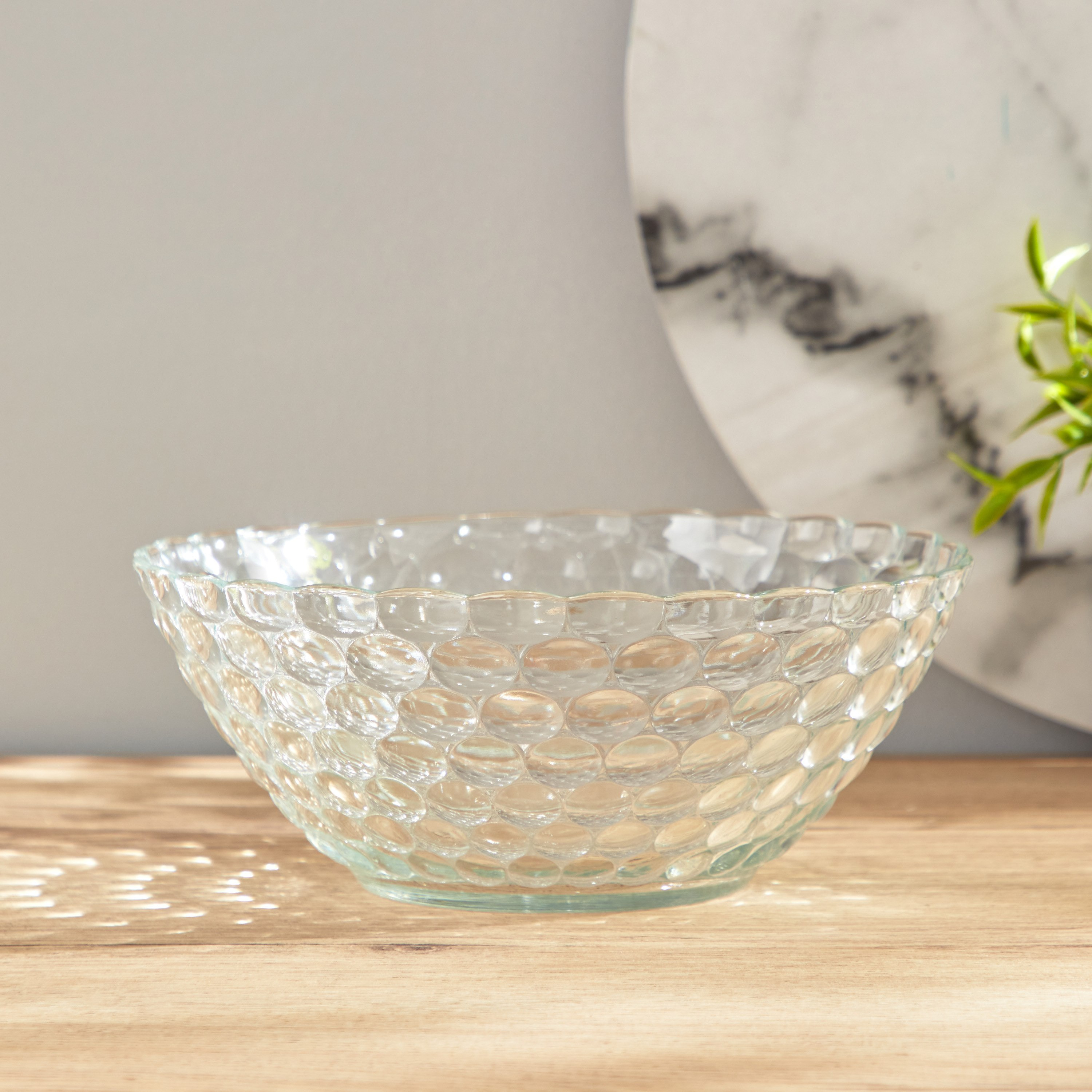 وعاء زجاج - 22.2x22.2 سم-hbxdecorandfurnishings-tabletop-serveware-image-2