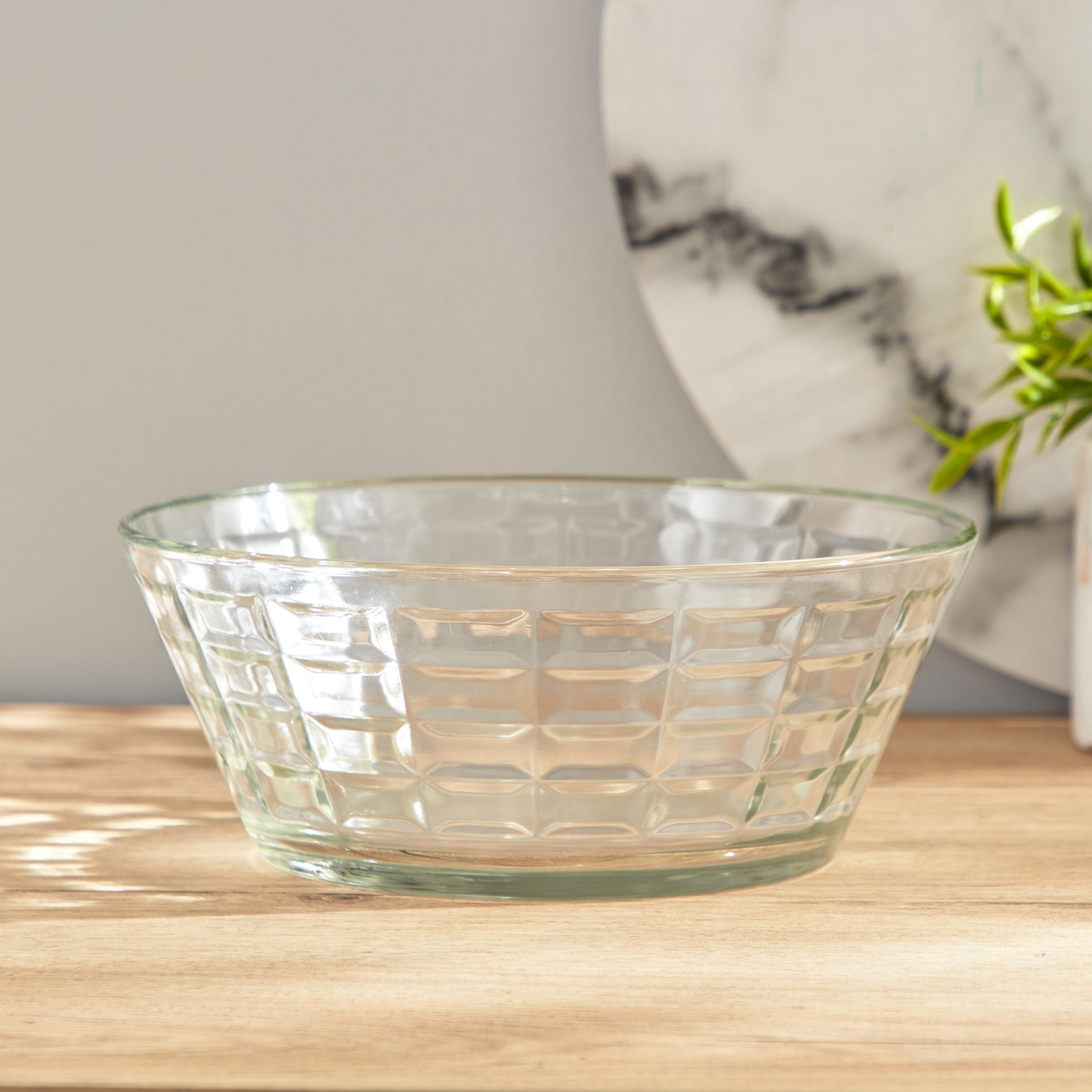 وعاء زجاج - 22.7x22.7 سم-hbxdecorandfurnishings-tabletop-serveware-image-2