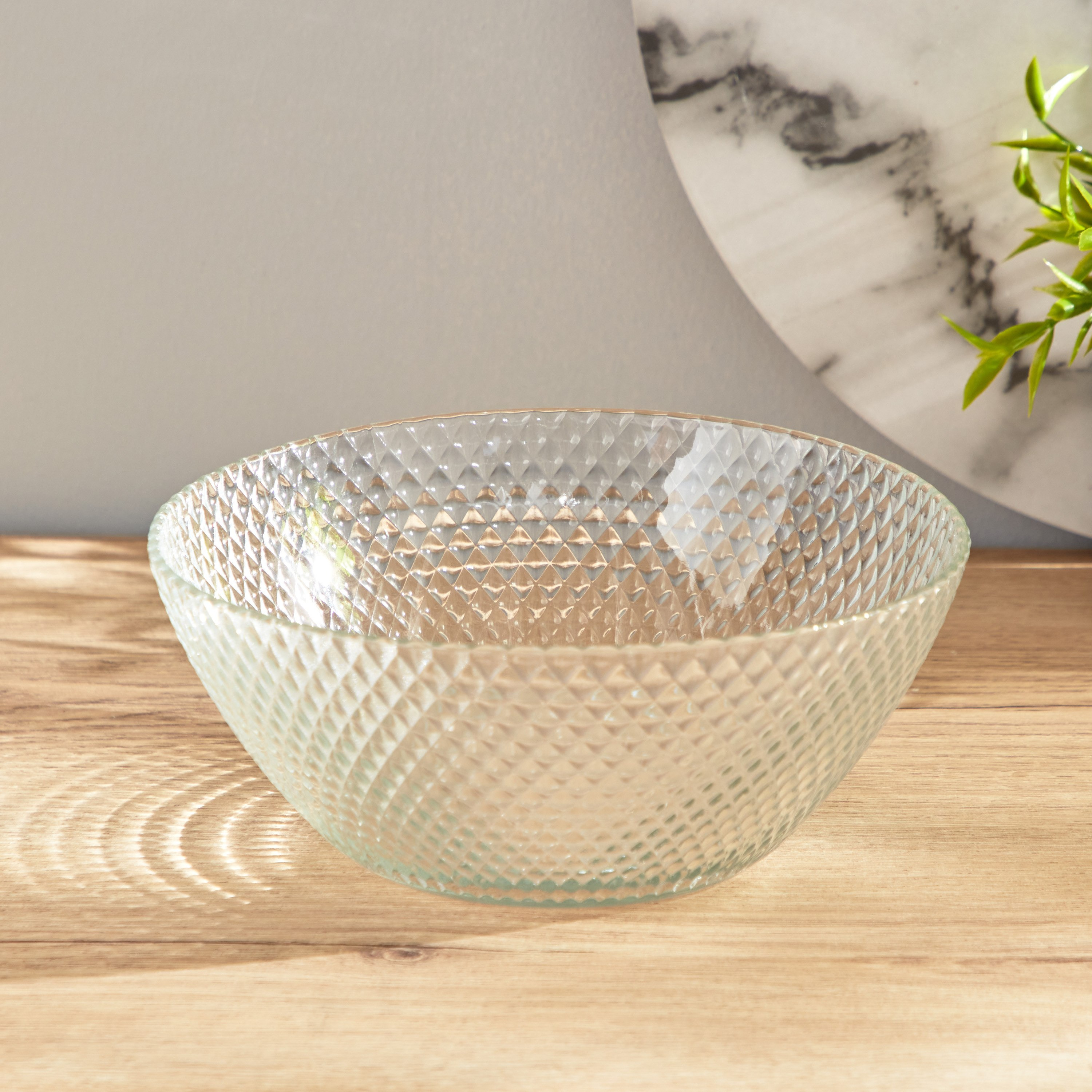 وعاء زجاج - 22.4x22.4x8.8 سم-hbxdecorandfurnishings-tabletop-serveware-image-1