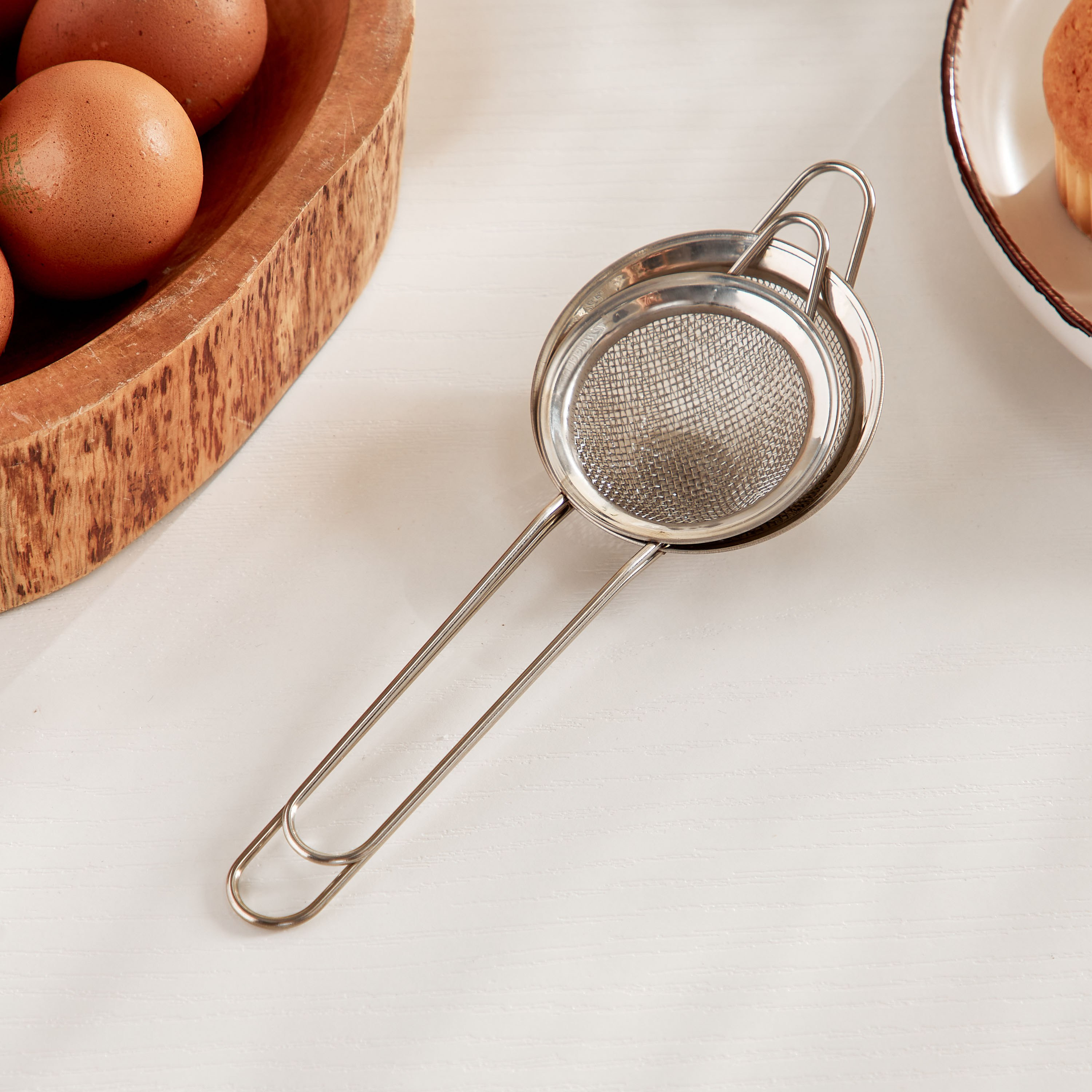 طقم مصفاة شاي معدن قطعتين - 15x6x5 سم-hbxhomeware-hbxkitchen-image-2