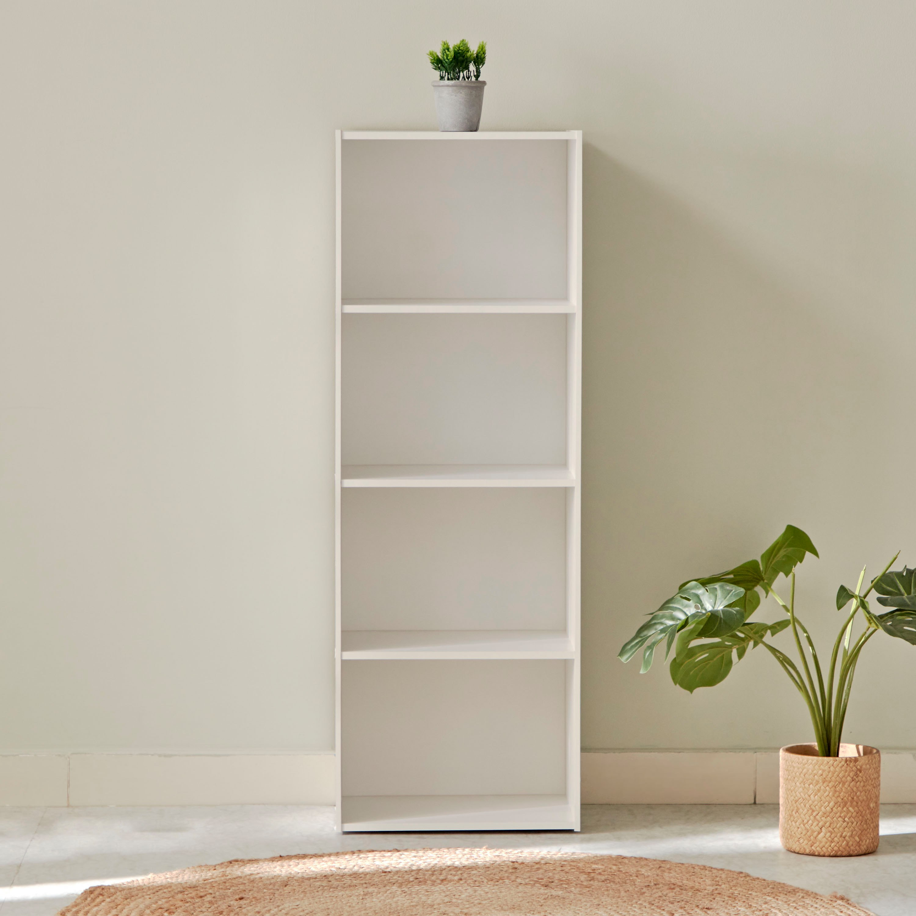 Vanilla Junior 4-Tier Bookcase-hbxfurniture-office-bookcases-image-3