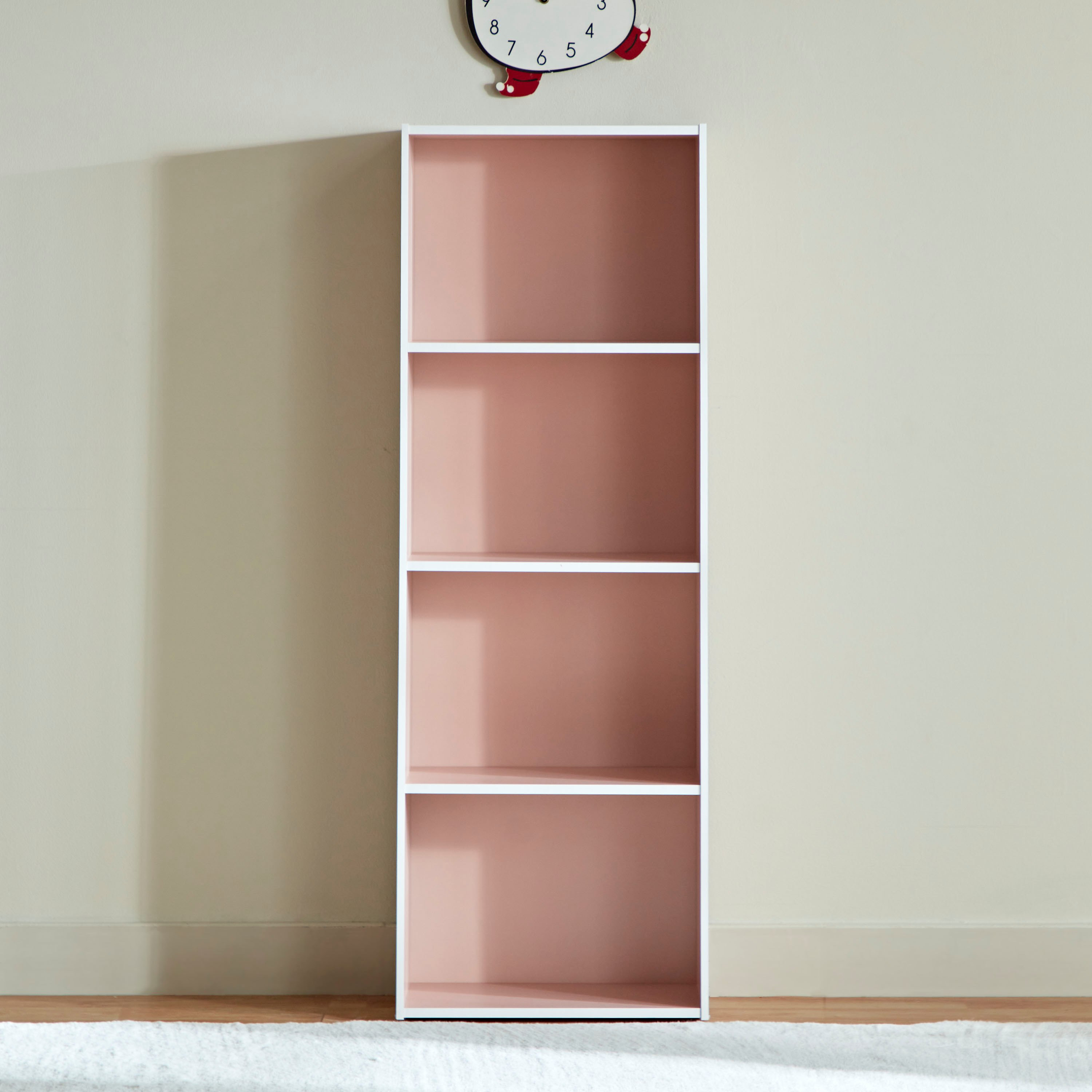 خزانة كتب 4 مستويات من فانيلا جونيور-hbxfurniture-office-bookcases-image-3