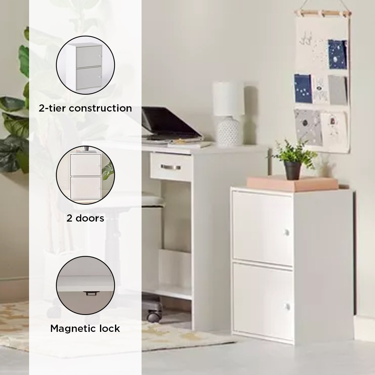 وحدة بابين من فانيلا جونيور-hbxfurniture-office-bookcases-image-5