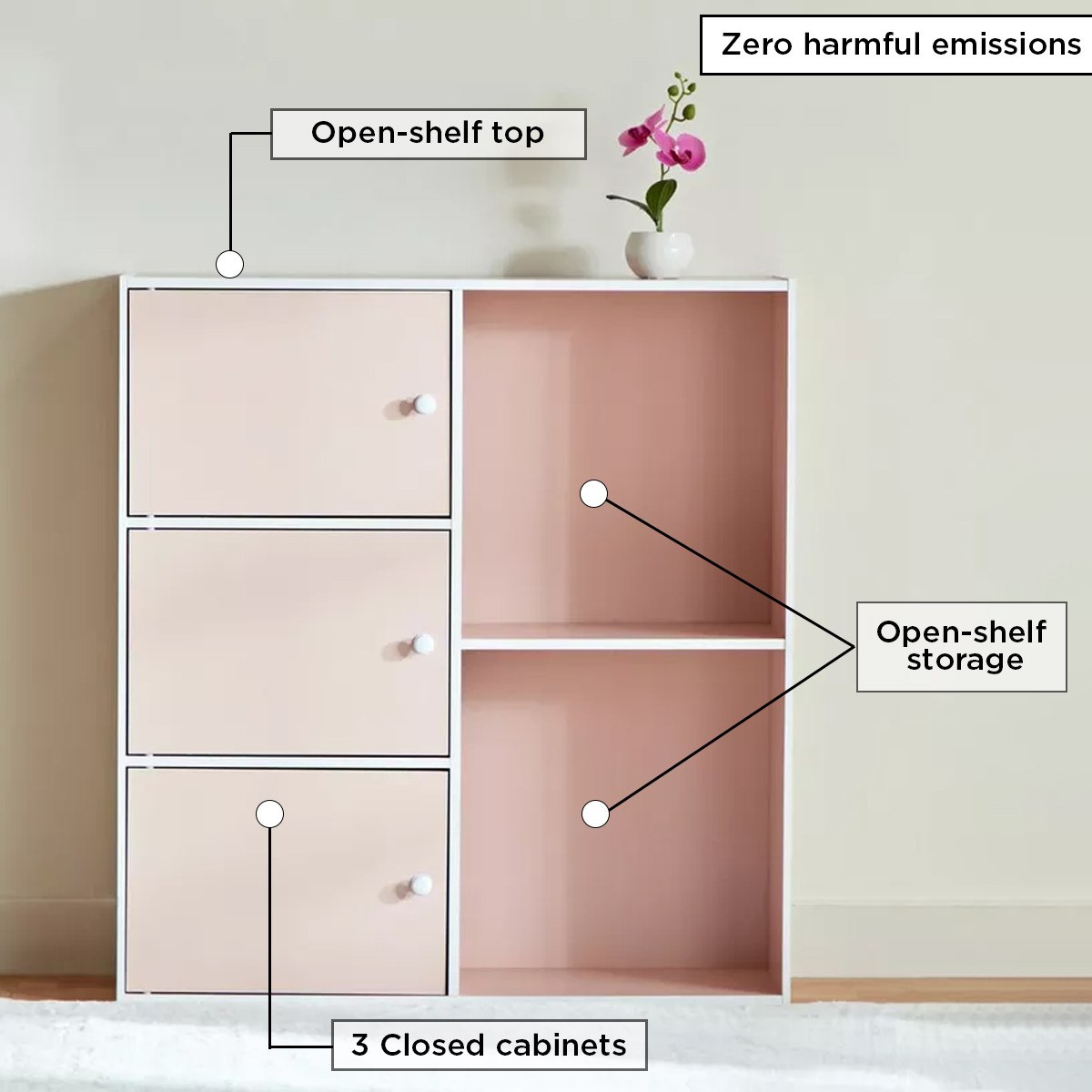 Vanilla Junior 3-Door Storage Unit with 2 Open Shelves-PROMO_HB_KSA_HBX10_190925-image-5