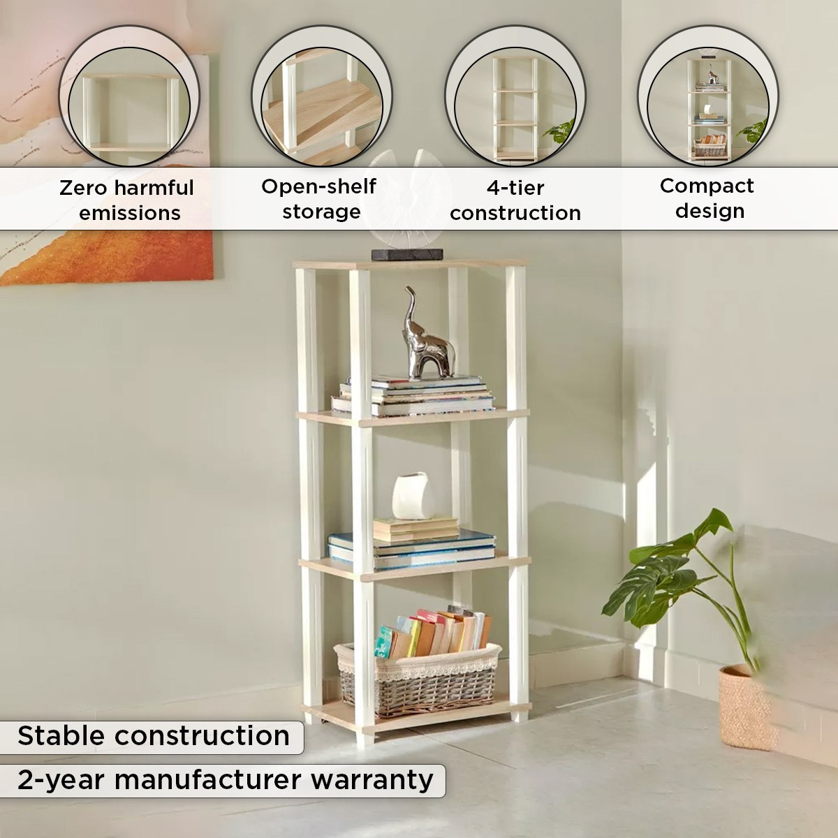 Pegg 4-Tier Rectangular Shelf-hbxfurniture-office-bookcases-image-4