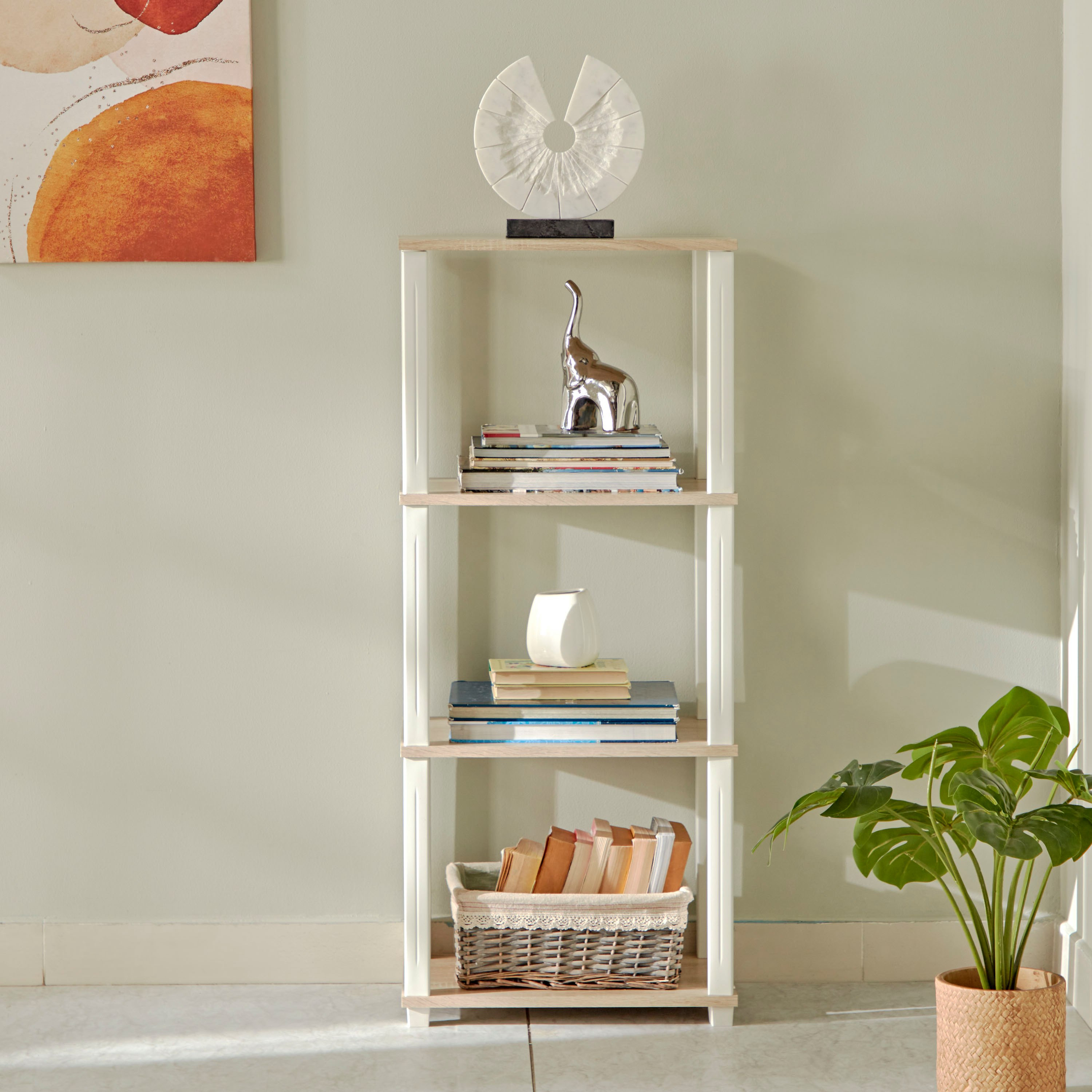 Pegg 4-Tier Rectangular Shelf-hbxfurniture-office-bookcases-image-2