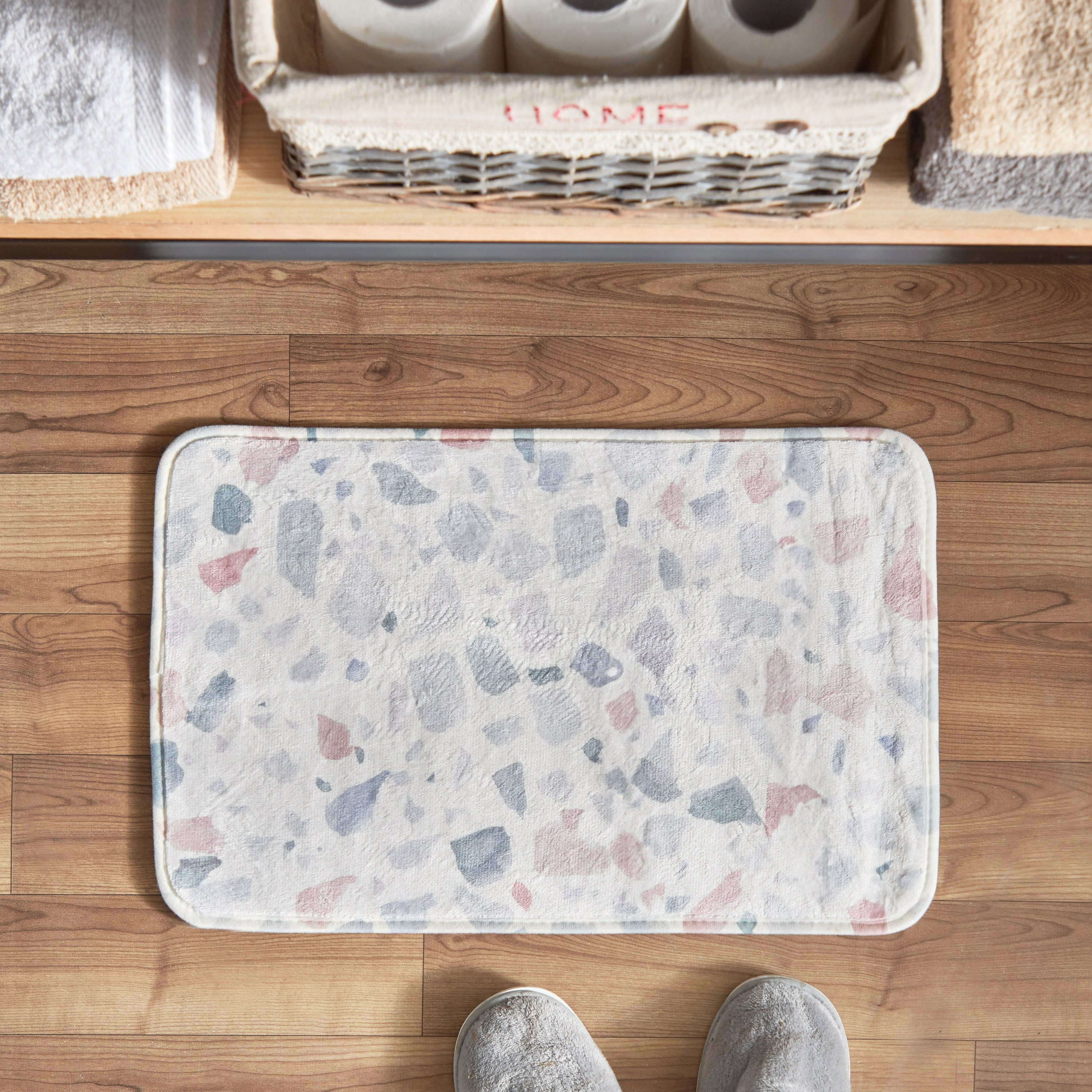 سجادة حمام فوم بطبعات من أوستن ويلا - 35x55 سم-hbxbedroom-floorcoverings-bathmats-image-1
