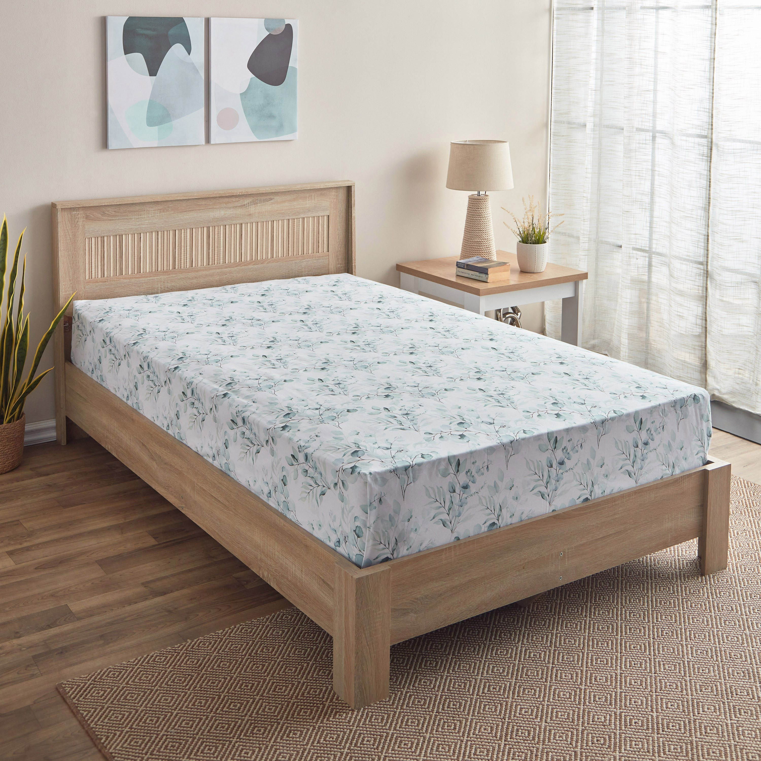 Albania Aliya Twin Polycotton Flat Sheet - 170x260 cm-hbxhomeware-hbxbedroom-image-1