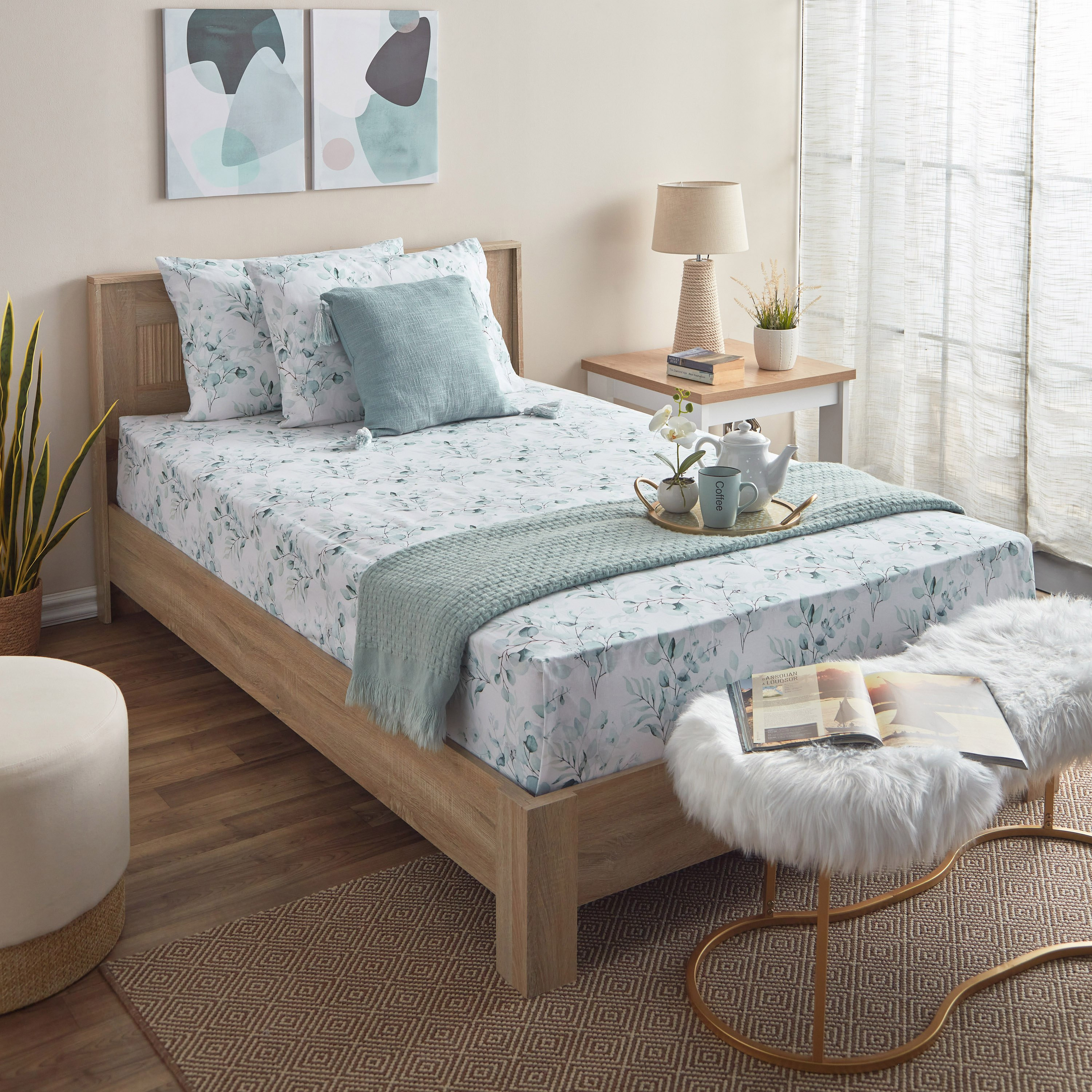 Albania Aliya Twin Polycotton Flat Sheet - 170x260 cm-hbxhomeware-hbxbedroom-image-6