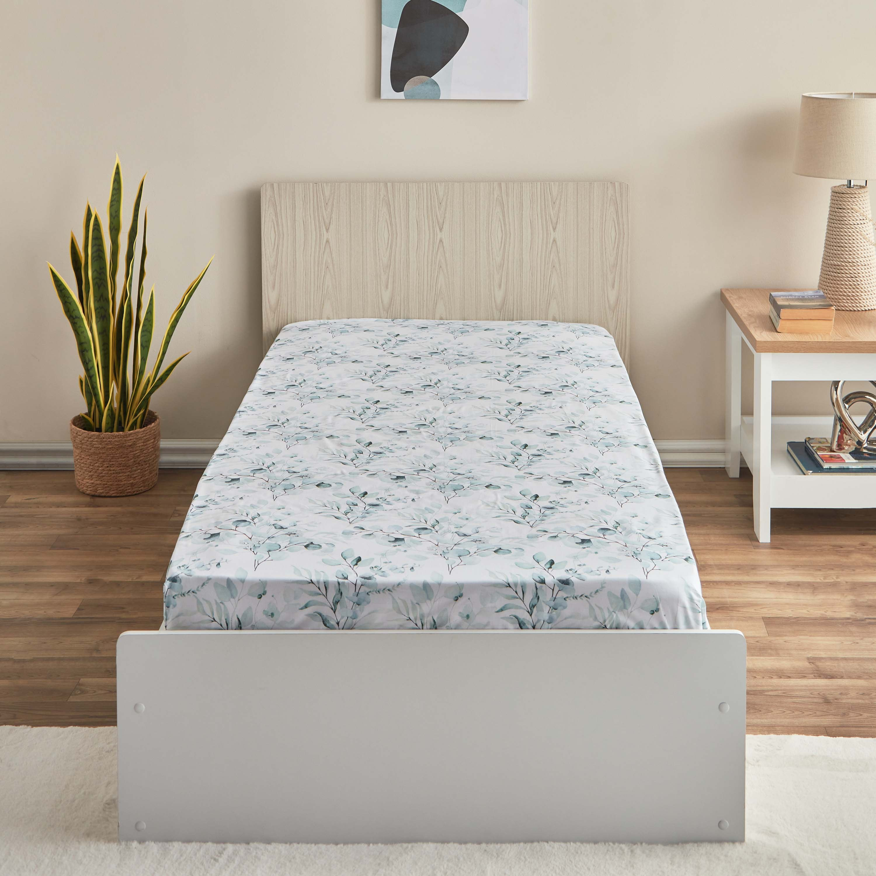 شرشف مطاطي فردي بولي قطن من ألبانيا أليا - 90x200+25 سم-hbxhomeware-hbxbedroom-image-2