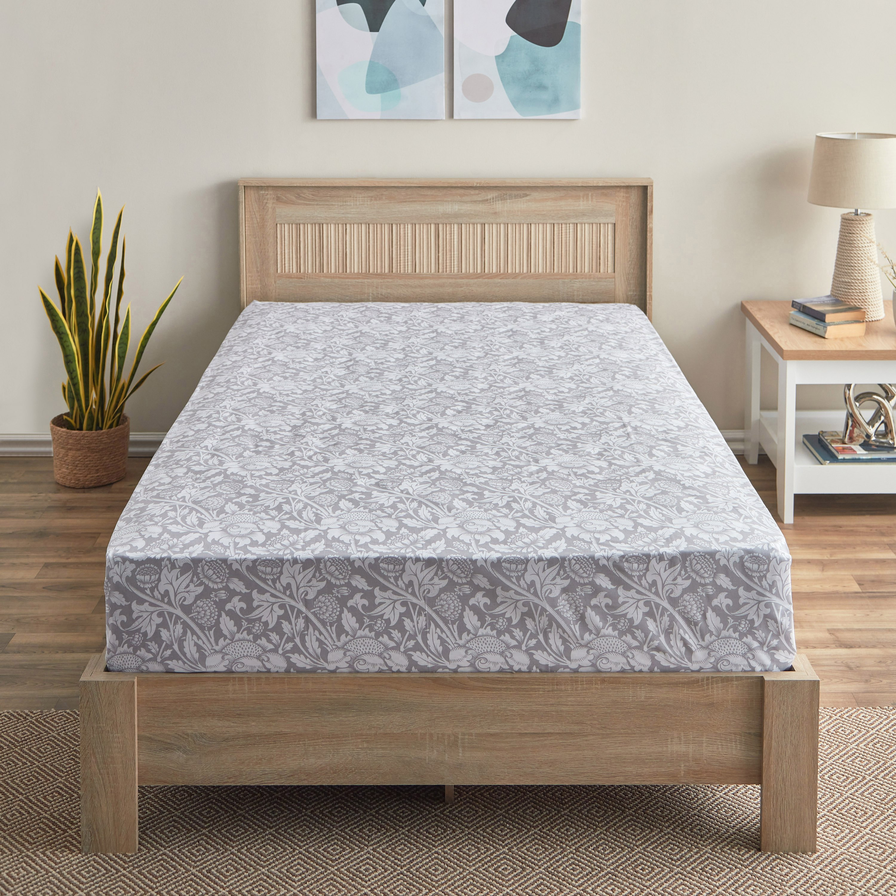 شرشف مسطح توين بولي قطن من ألبانيا - 170x260 سم-hbxhomeware-hbxbedroom-image-2