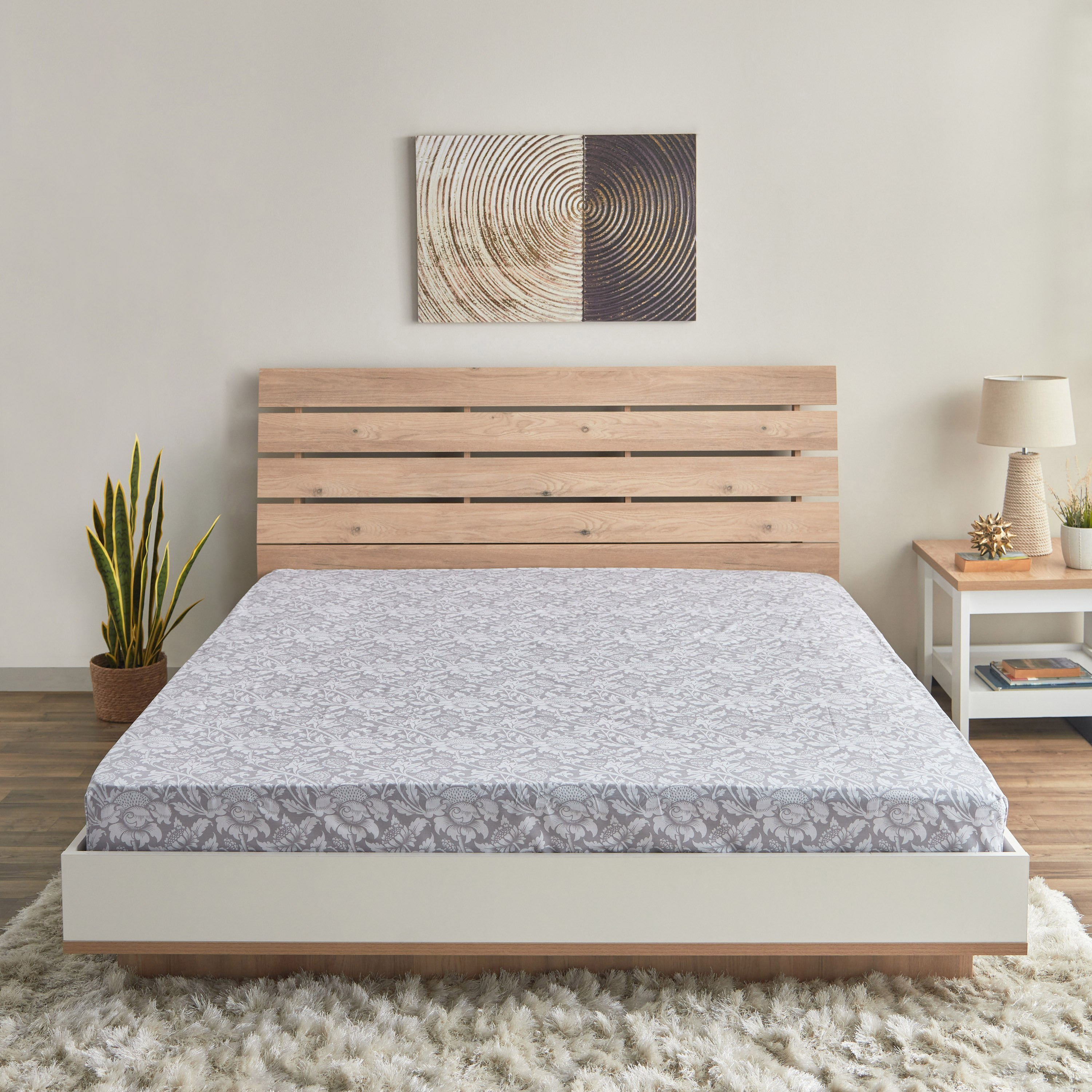 Albania Besse King Polycotton Flat Sheet - 240x260 cm-hbxhomeware-hbxbedroom-image-2