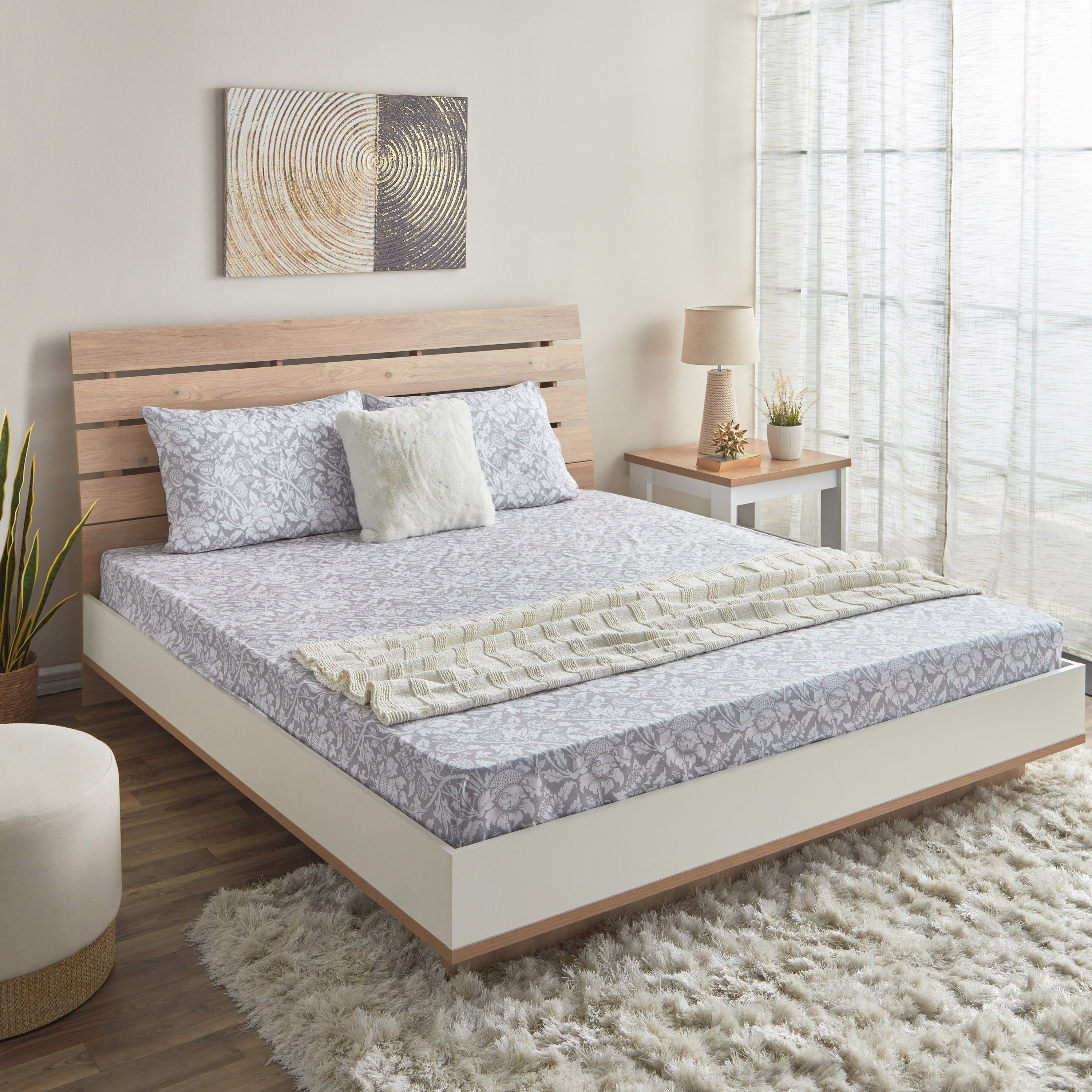 Albania Besse King Polycotton Flat Sheet - 240x260 cm-hbxhomeware-hbxbedroom-image-6