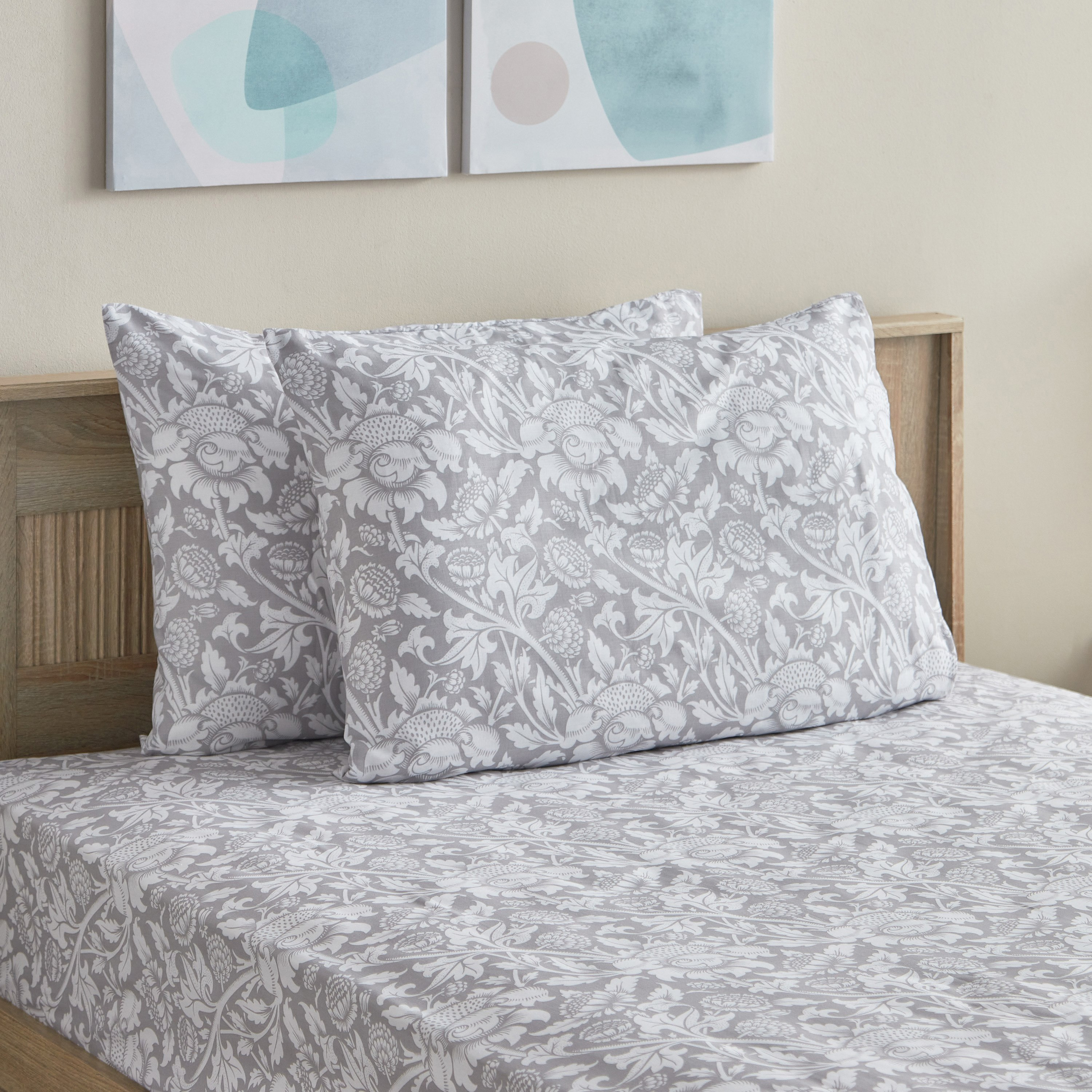 طقم غطاء وسادة بولي قطن قطعتين من ألبانيا - 50x75 سم-hbxhomeware-hbxbedroom-image-1