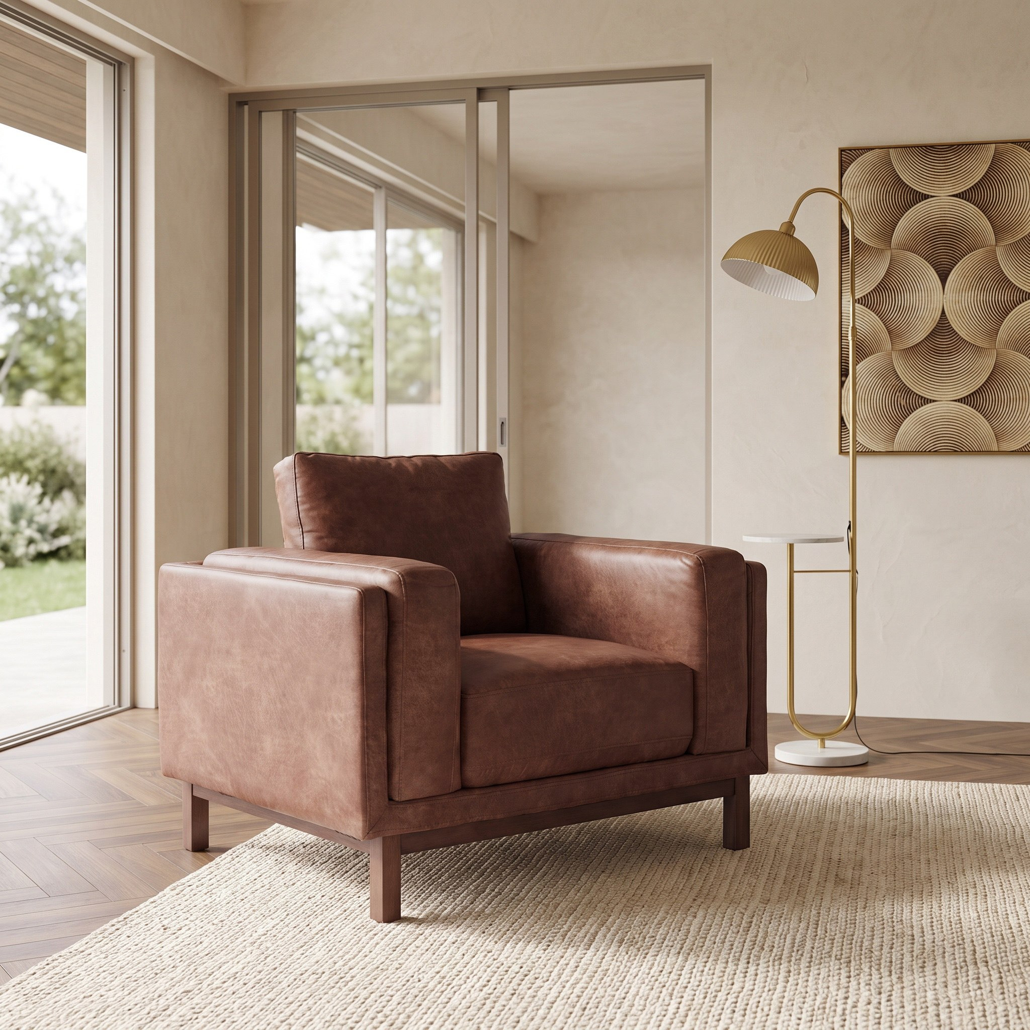 Pitcher Armchair Fabric Sofa-hbxlivingroom-sofasandarmchairs-sofas-image-1
