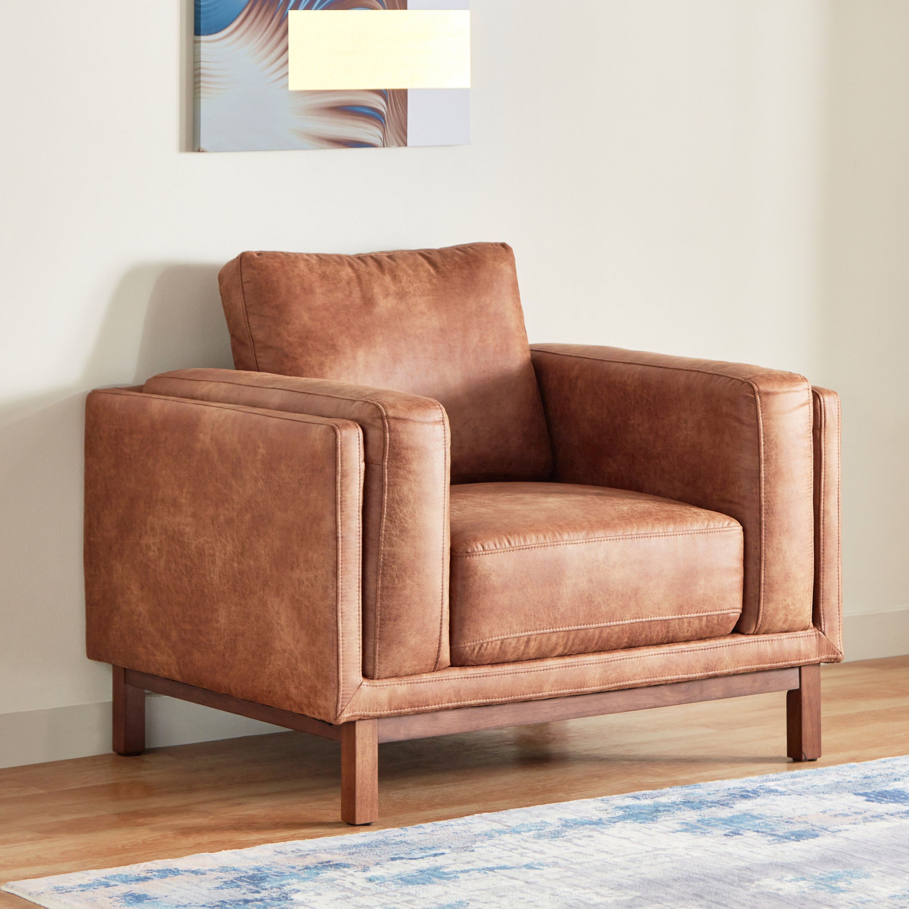 Pitcher Armchair Fabric Sofa-hbxlivingroom-sofasandarmchairs-sofas-image-2
