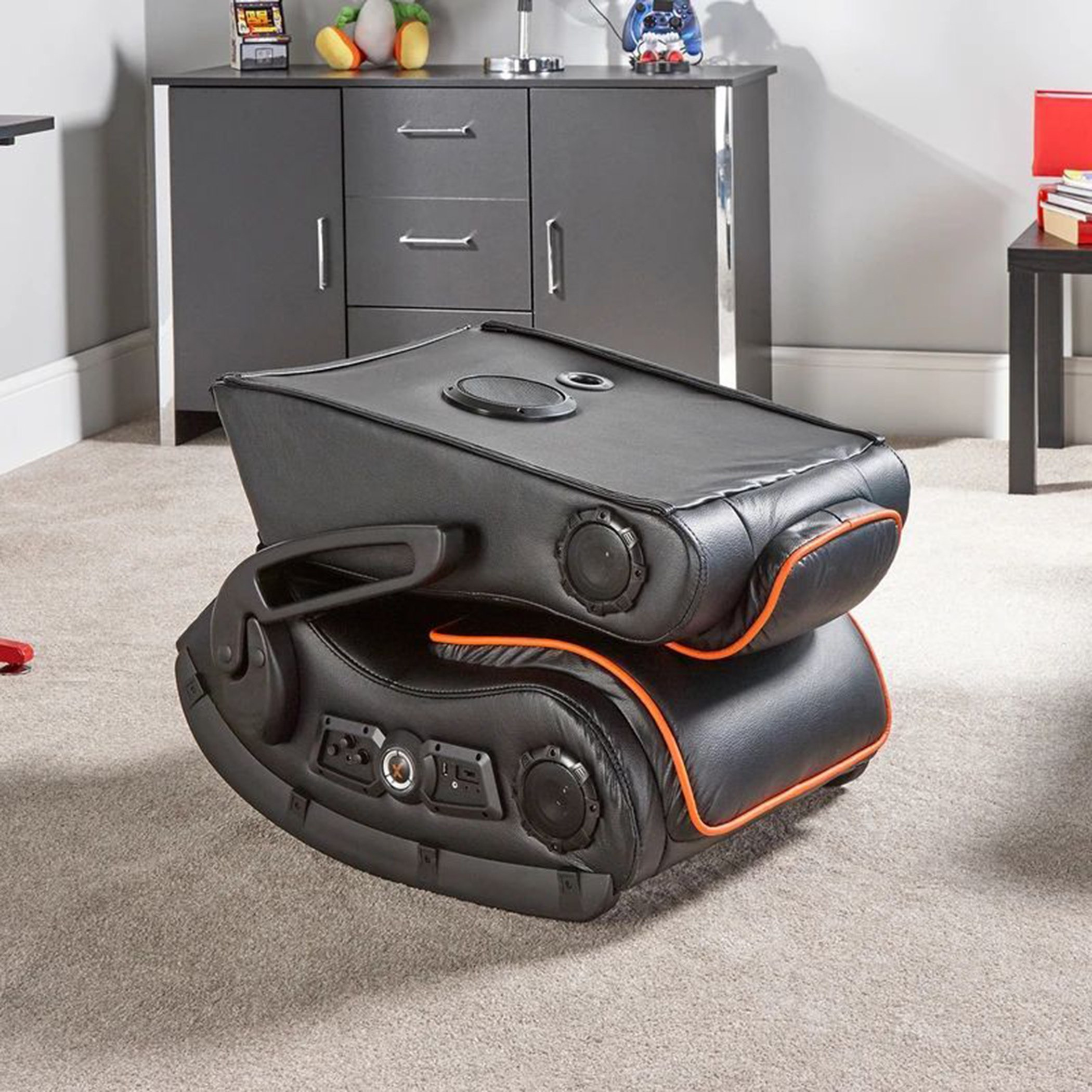 كرسي ألعاب ذكي بأضواء إل إي دي وصوت ستيريو 4.1 سنتينل أر جي بي من إكس روكر-hbxfurniture-kidsroom-studychairs-image-9