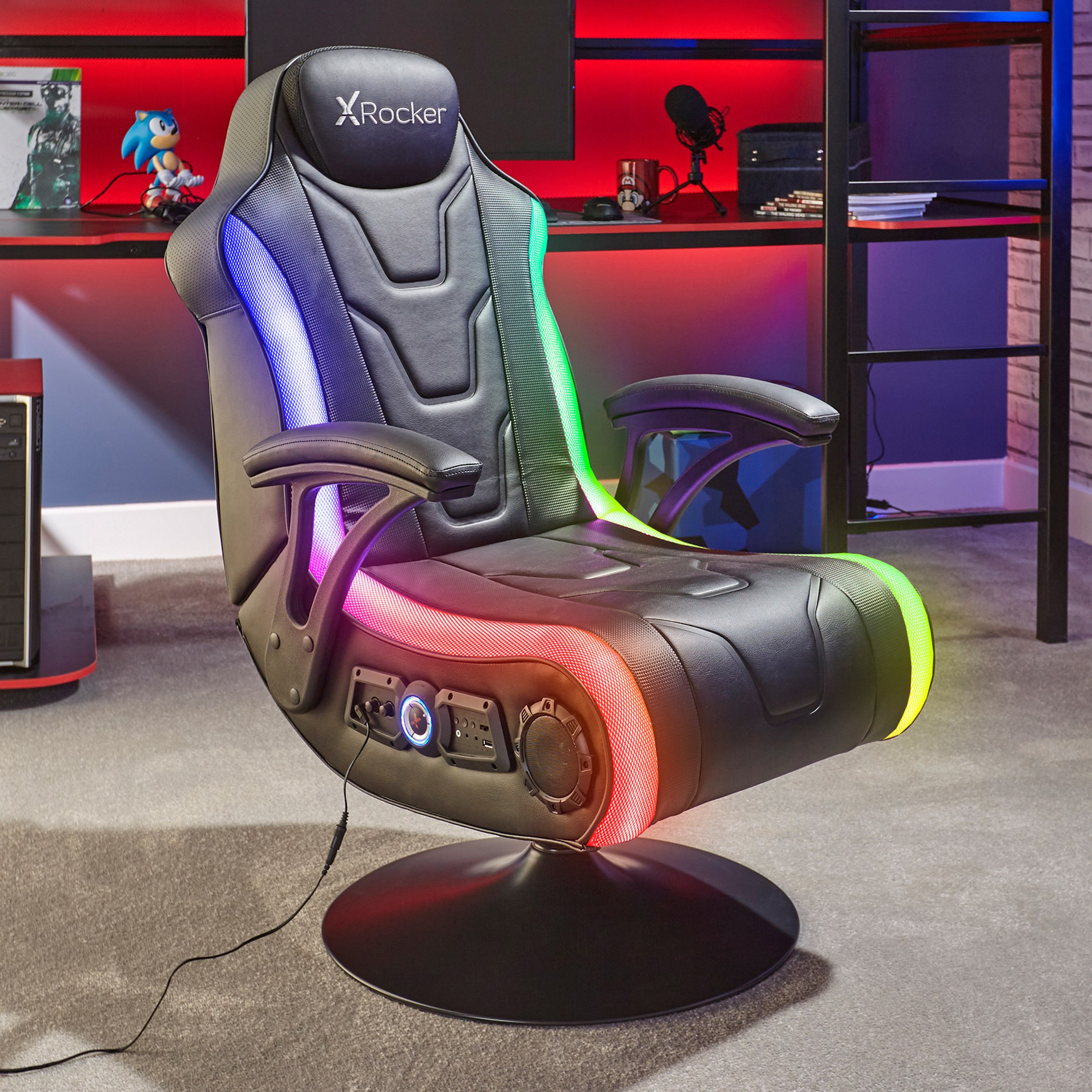 X Rocker Bravo RGB PC Smart Gaming Chair