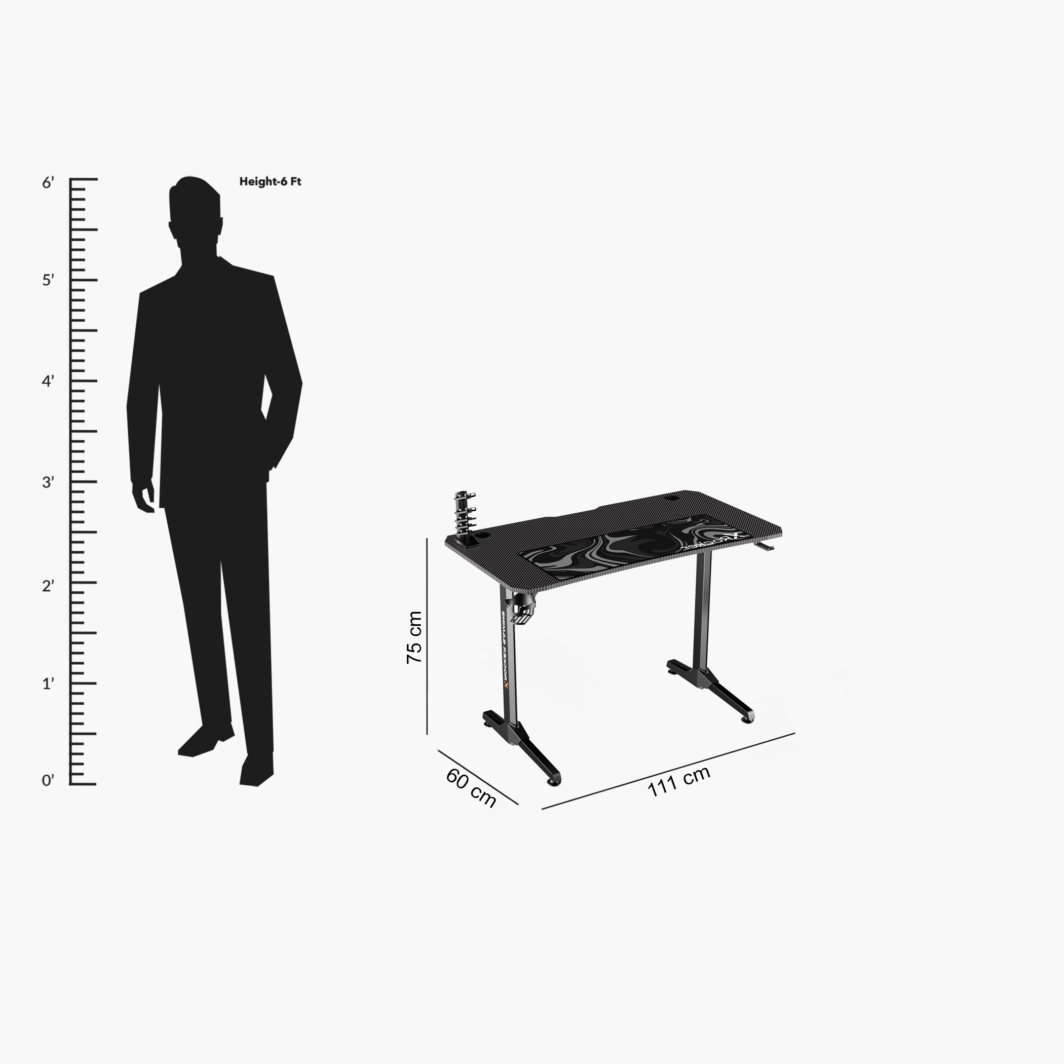 مكتب ألعاب الرياضات الإلكترونية من إكس روكر بانثر-hbxfurniture-office-desks-image-9