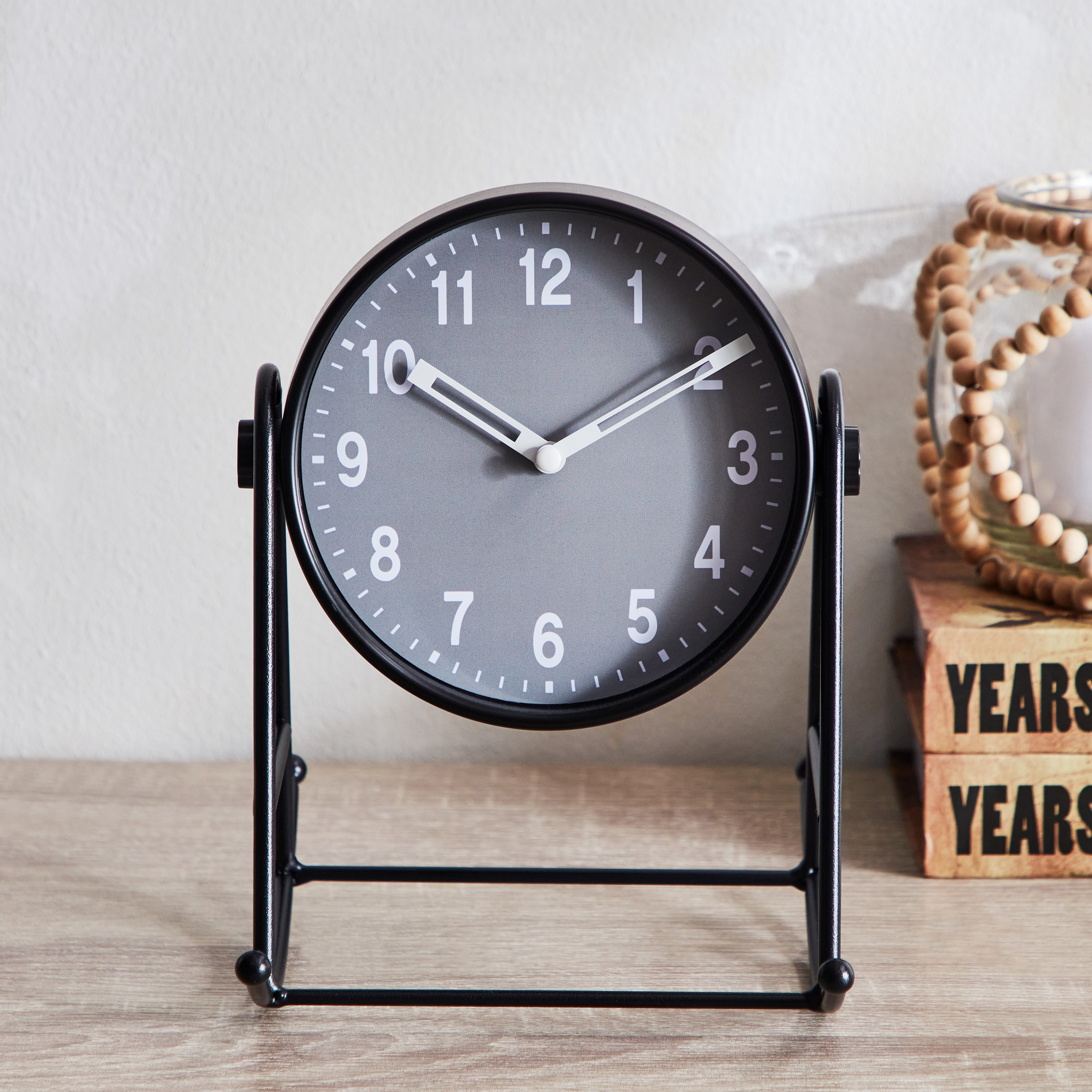 ساعة طاولة معدن من ميراكي - 23 سم-hbxdiningroom-decorandaccessories-clocks-image-2