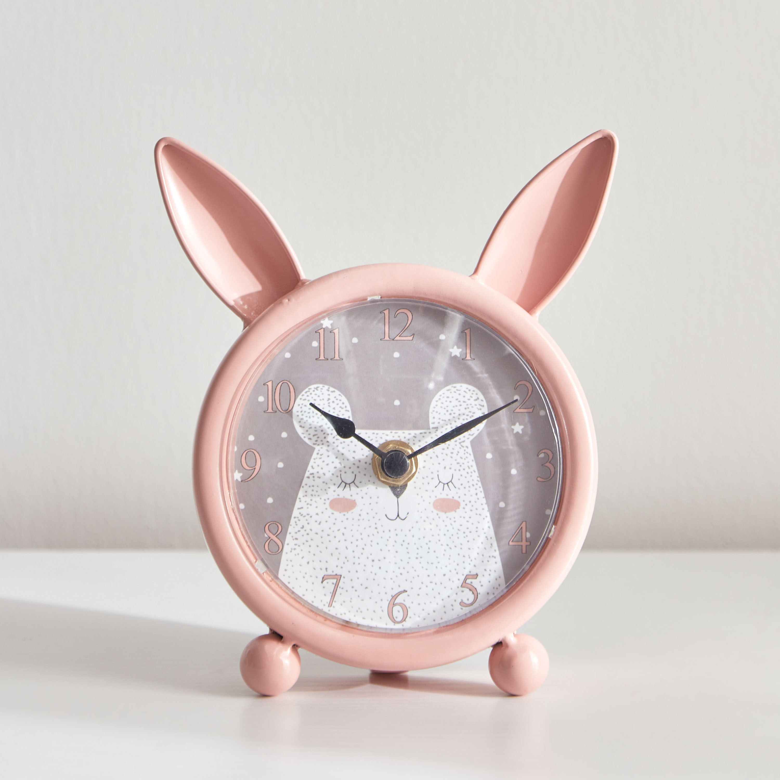 ساعة طاولة بتصميم أرنب من رون - 12x4.5x17 سم-hbxhomeware-hbxkidsandyouth-image-1