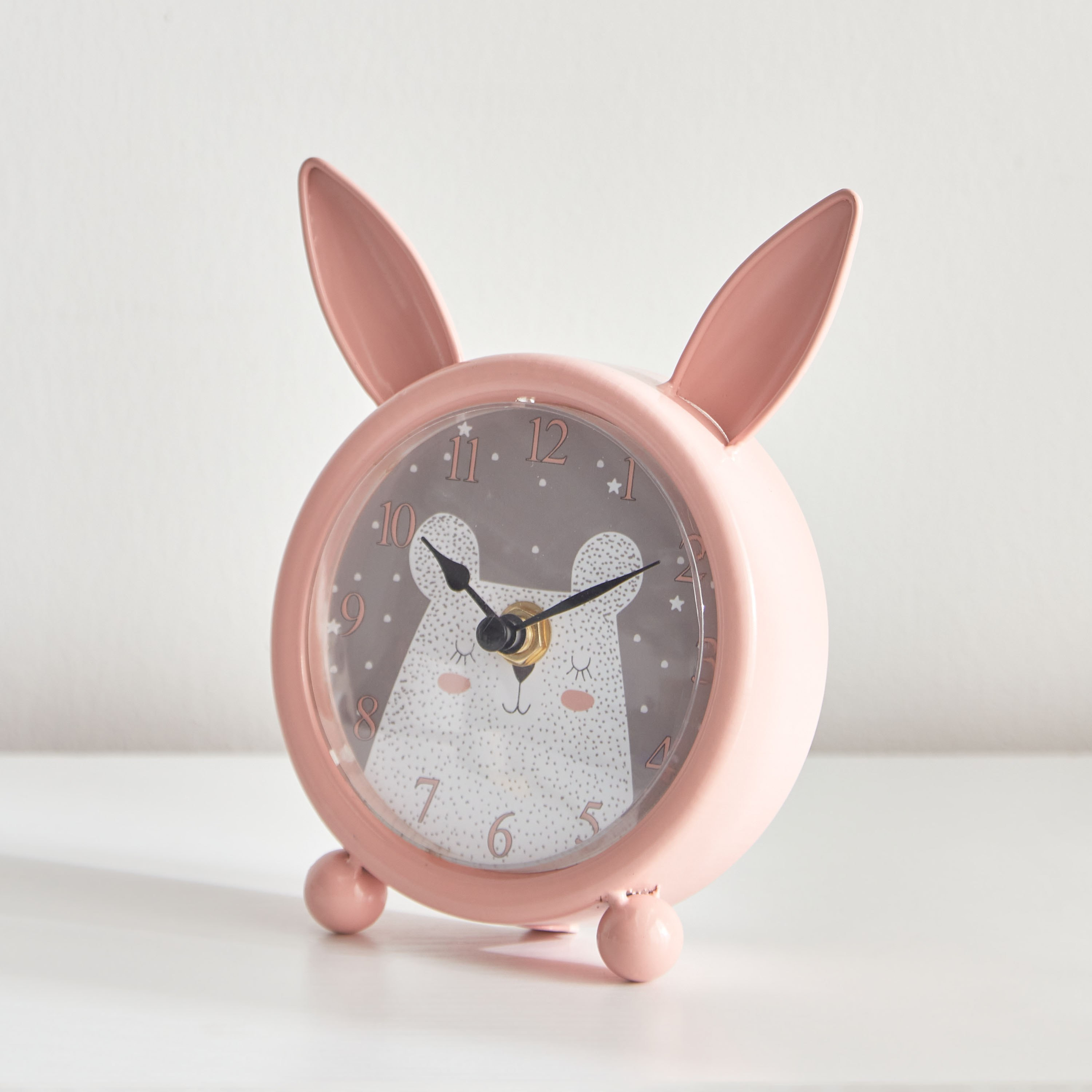 ساعة طاولة بتصميم أرنب من رون - 12x4.5x17 سم-hbxhomeware-hbxkidsandyouth-image-2