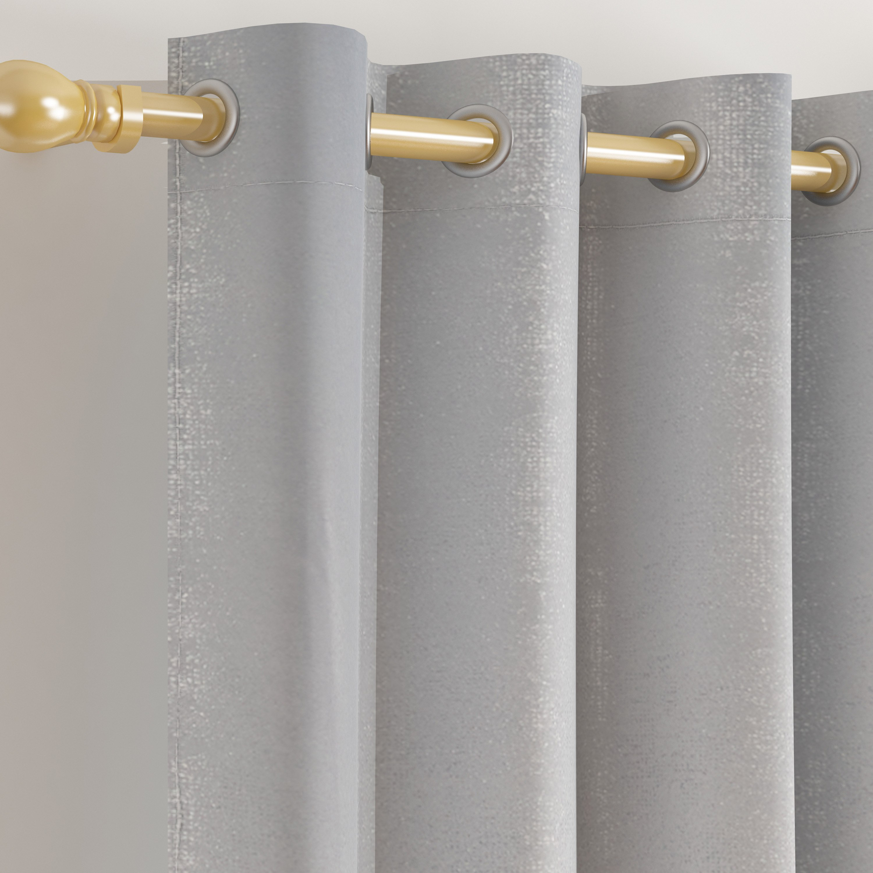 Daisy Glam 2-Piece Extra Long Jacquard Curtain Set - 140x300 cm-hbxhomeware-hbxdecorandfurnishings-image-2