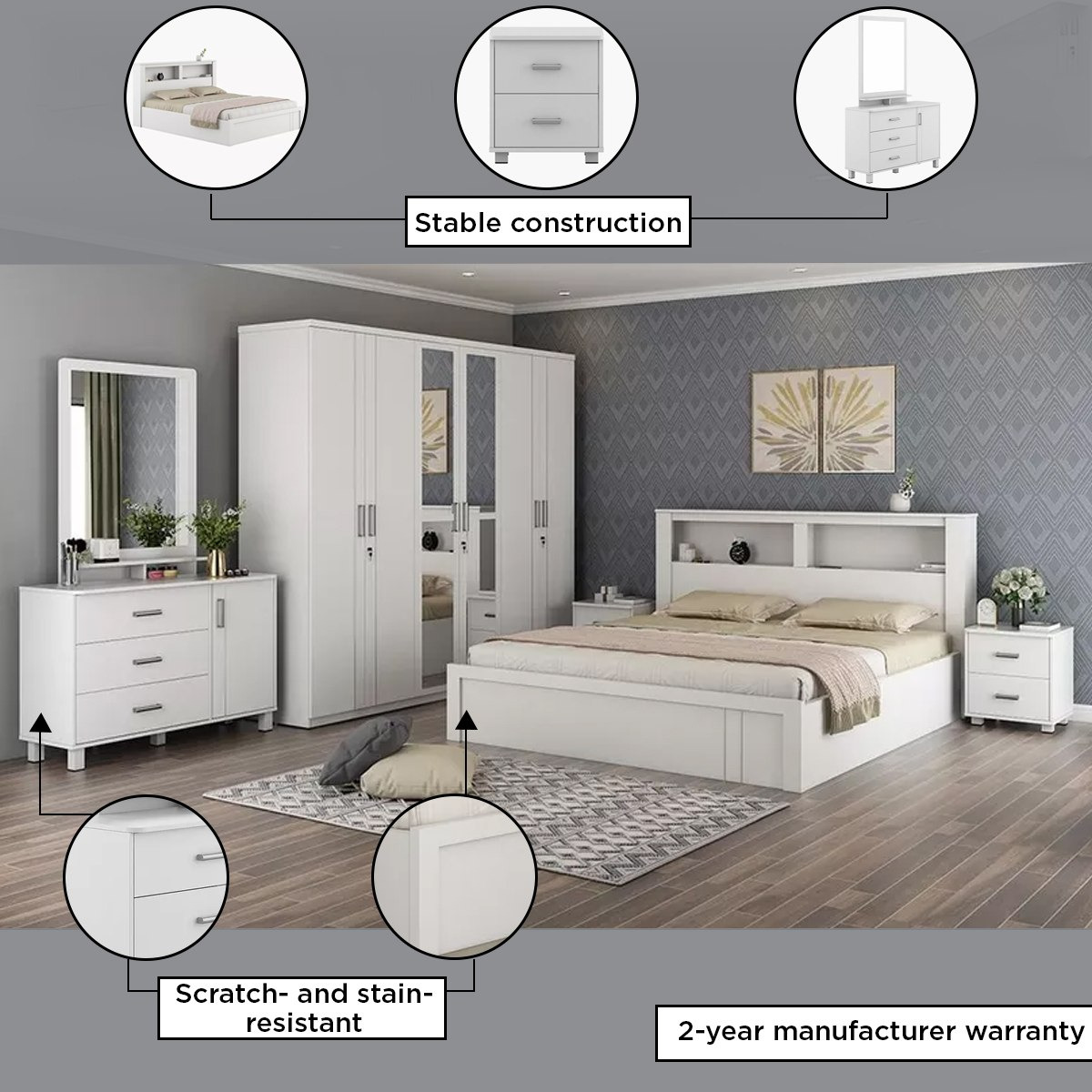 Philip 5-Piece King Bedroom Set - 180x200 cm-PROMO_HB_SA_HBX10_TH1000_NEW_031025-image-4