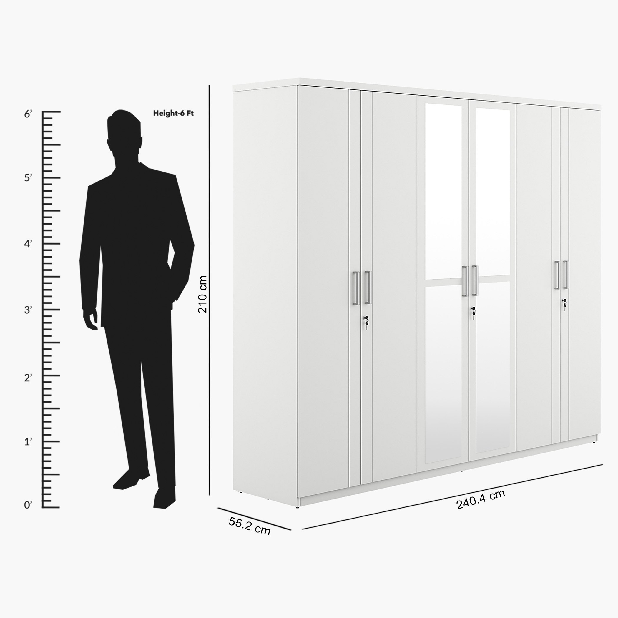 خزانة ملابس 6 أبواب بمرآة من فيليب-hbxfurniture-wardrobes-image-8