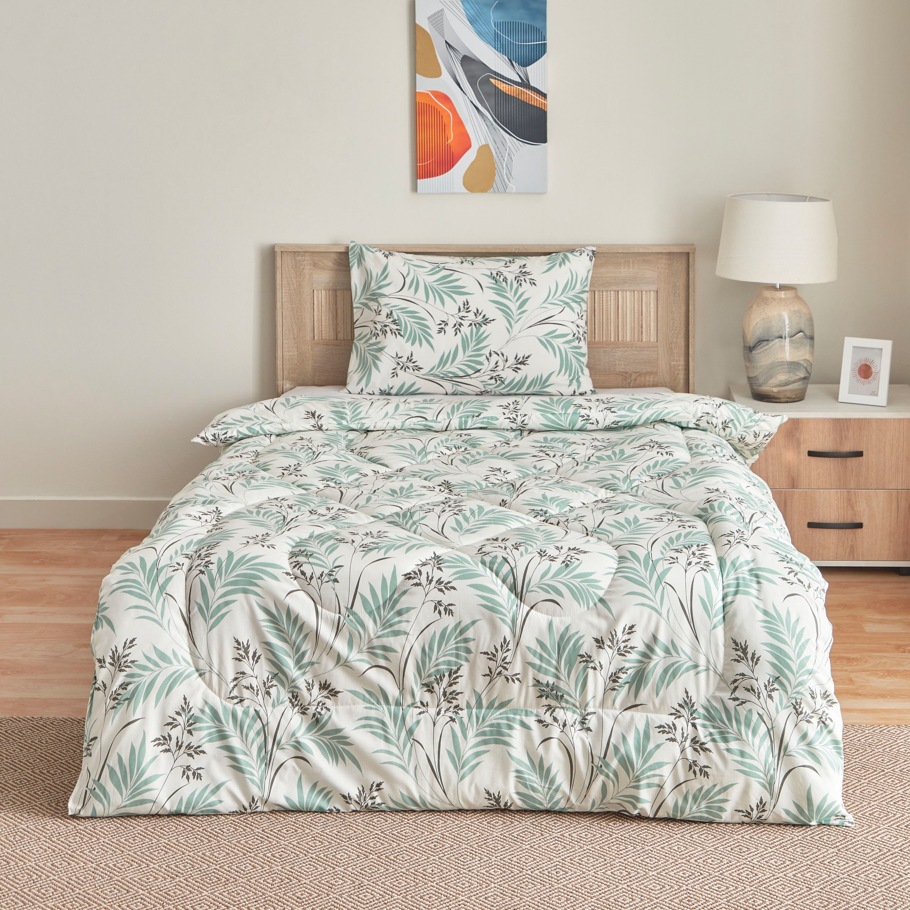 طقم لحاف فردي قطعتين من كاسيا - 135x220 سم-hbxkidsandyouth-beddingandfurnishings-comfortersets-image-2