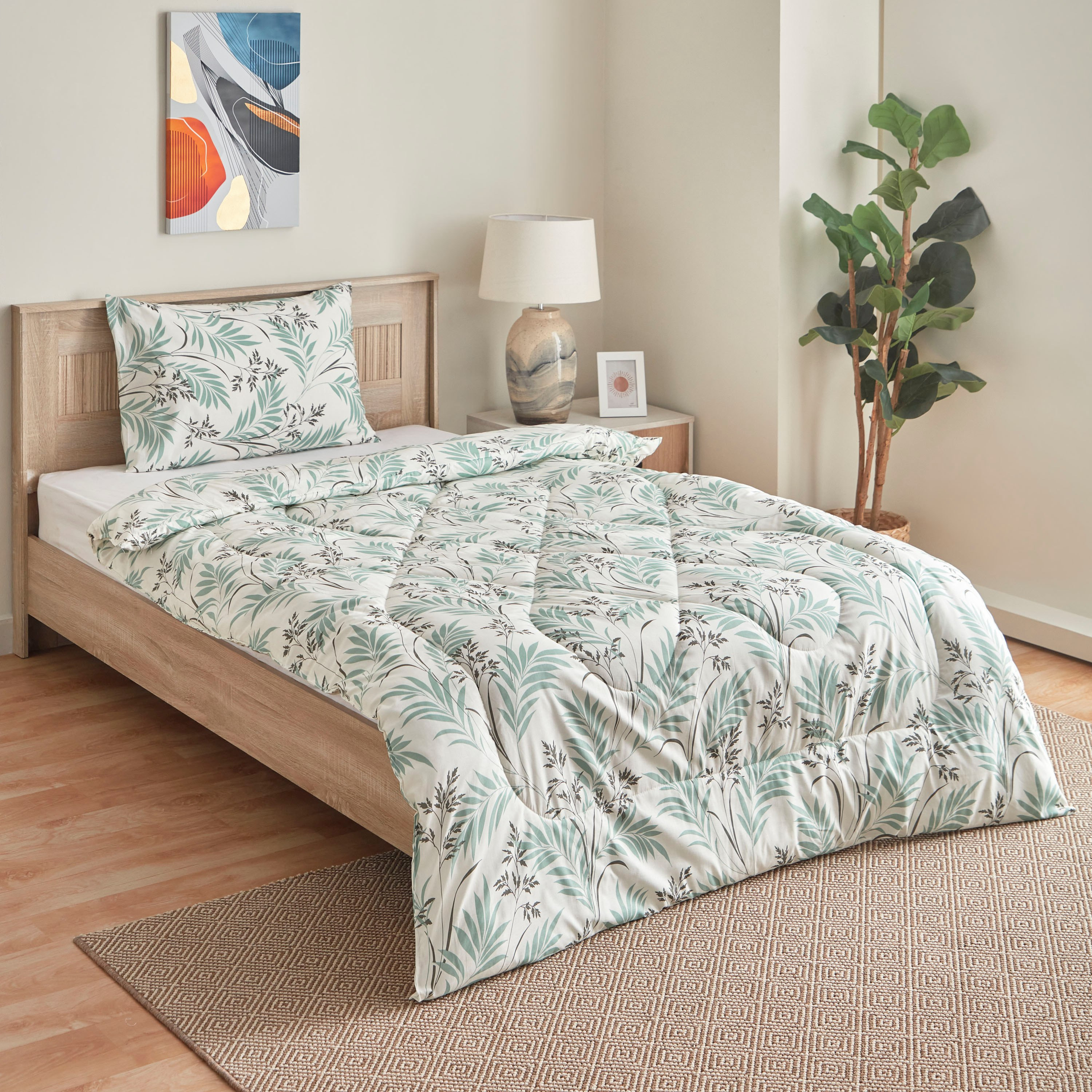 طقم لحاف مزدوج قطعتين من كاسيا - 160x220 سم-hbxkidsandyouth-beddingandfurnishings-comfortersets-image-1
