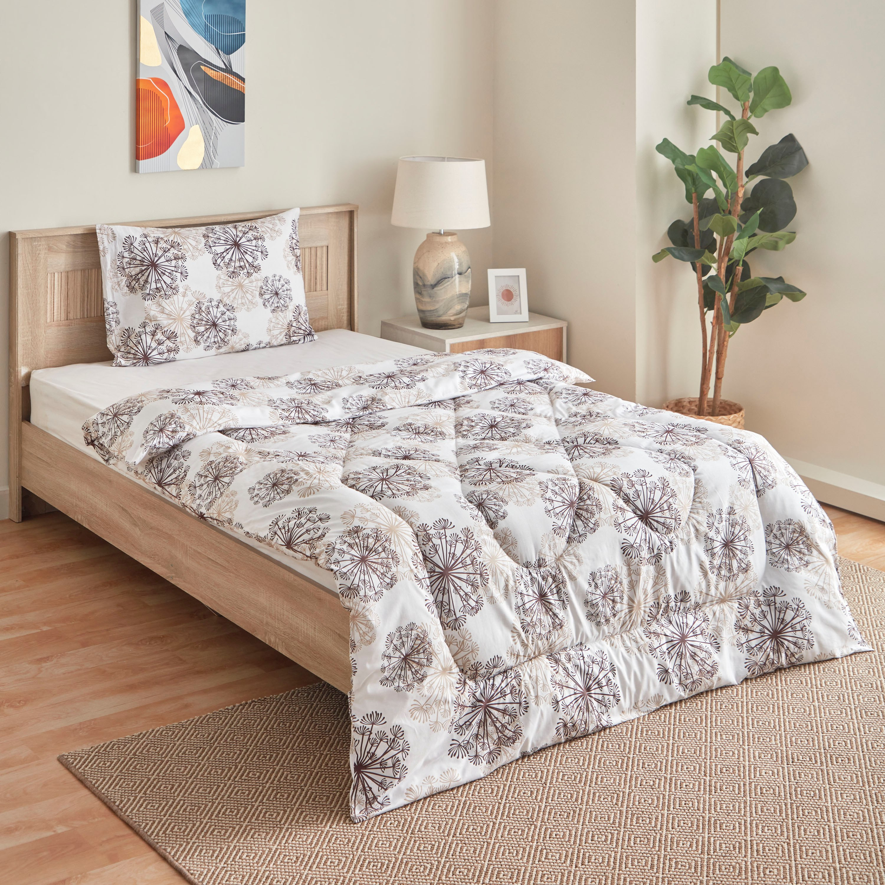 طقم لحاف مزدوج من قطعتين أليوم - 160x220 سم-hbxkidsandyouth-beddingandfurnishings-comfortersets-image-1