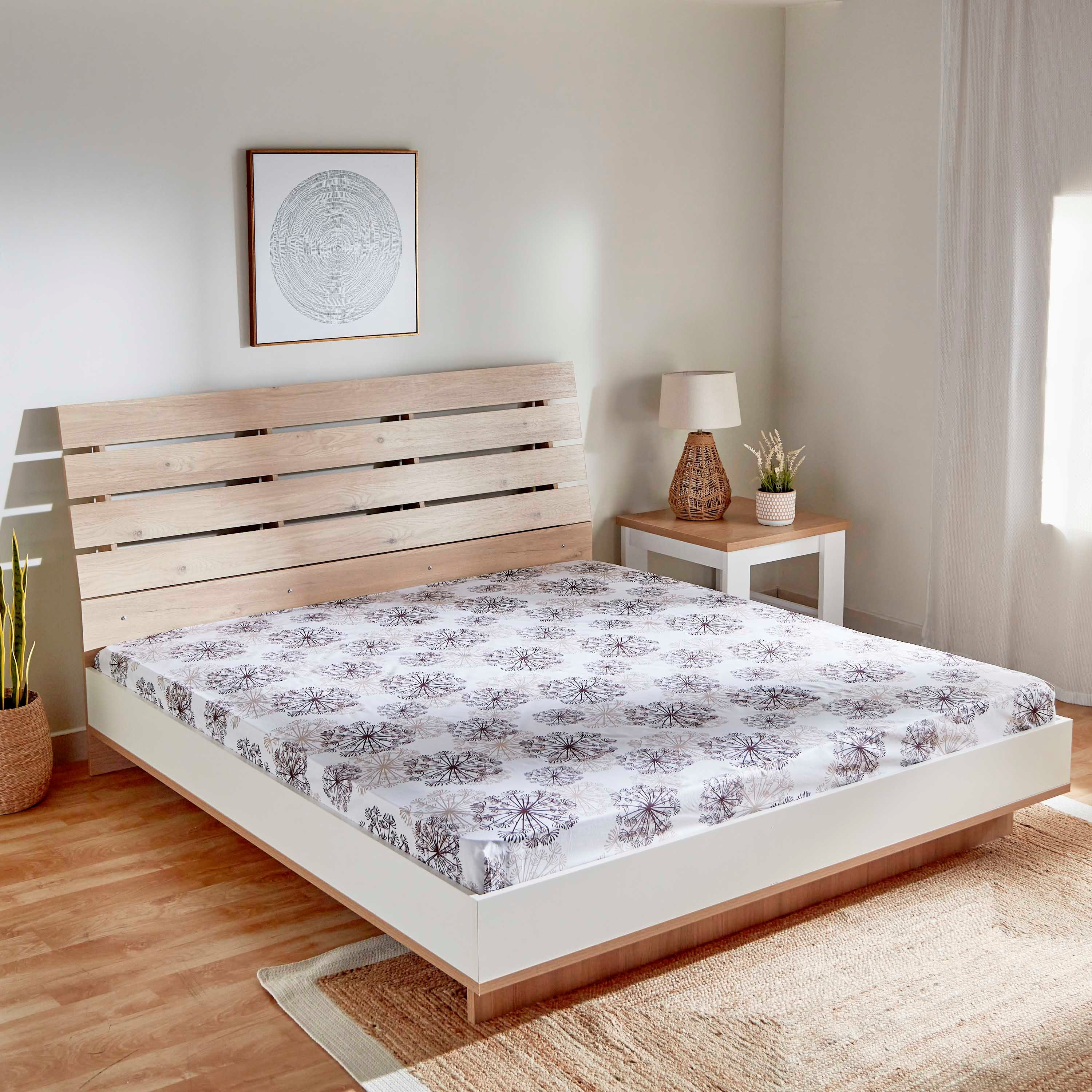 شرشف مسطّح كينج من أليوم - 240x260 سم-hbxhomeware-hbxbedroom-image-1