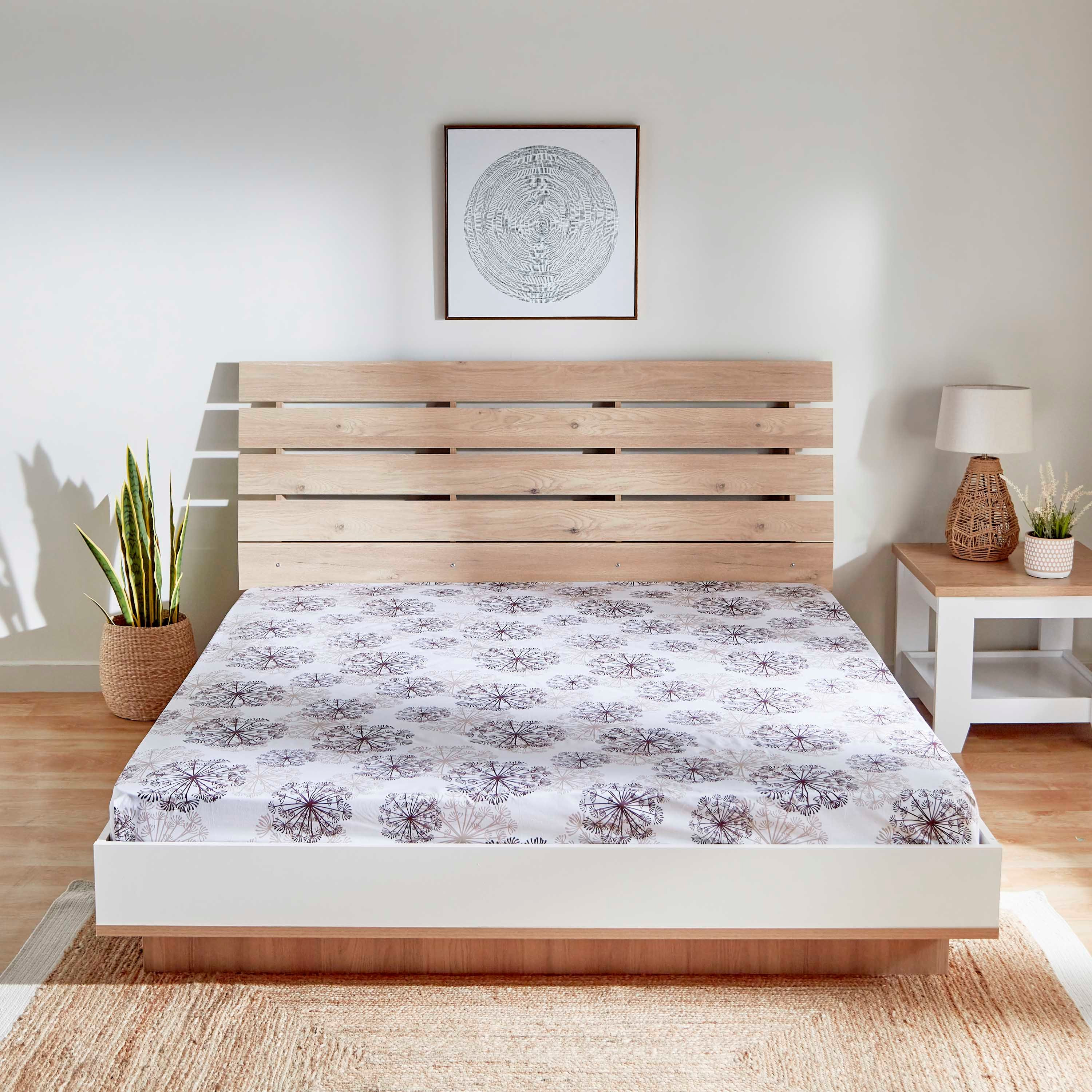 شرشف مسطّح كينج من أليوم - 240x260 سم-hbxhomeware-hbxbedroom-image-2