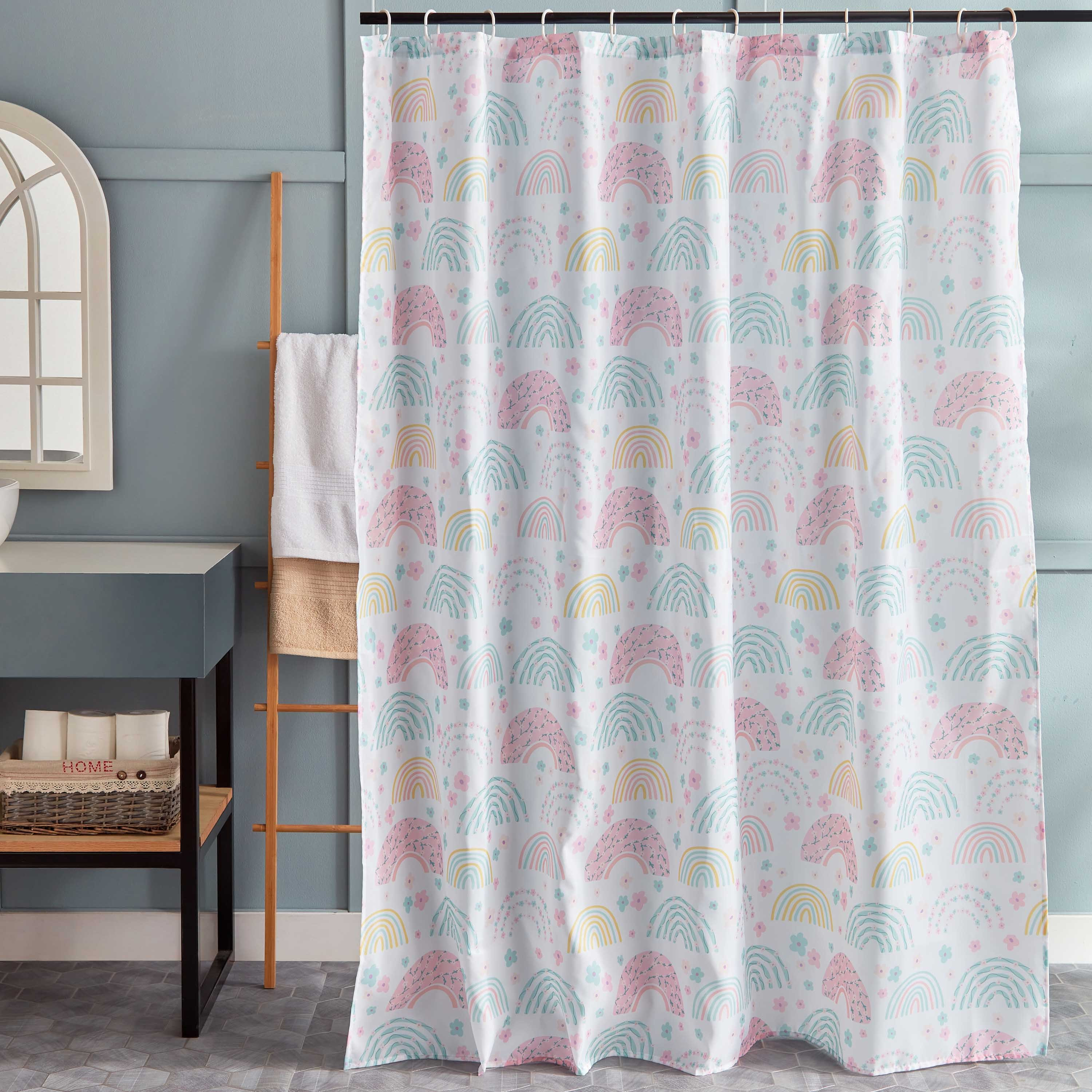 Hermione Midsummer Gemini Shower Curtain - 180x180 cm-hbxhomeware-hbxkidsandyouth-image-1