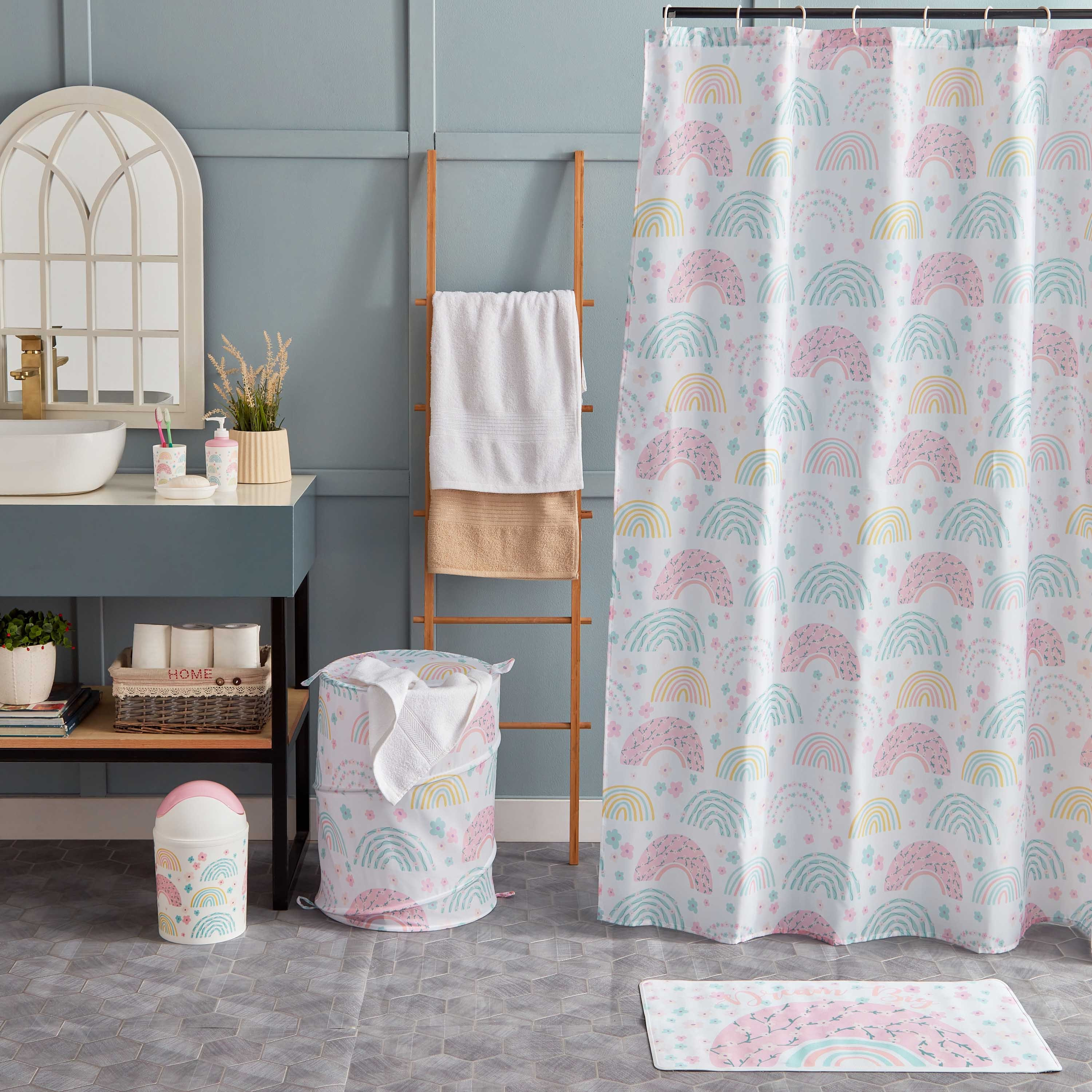 Hermione Midsummer Gemini Shower Curtain - 180x180 cm-hbxhomeware-hbxkidsandyouth-image-4