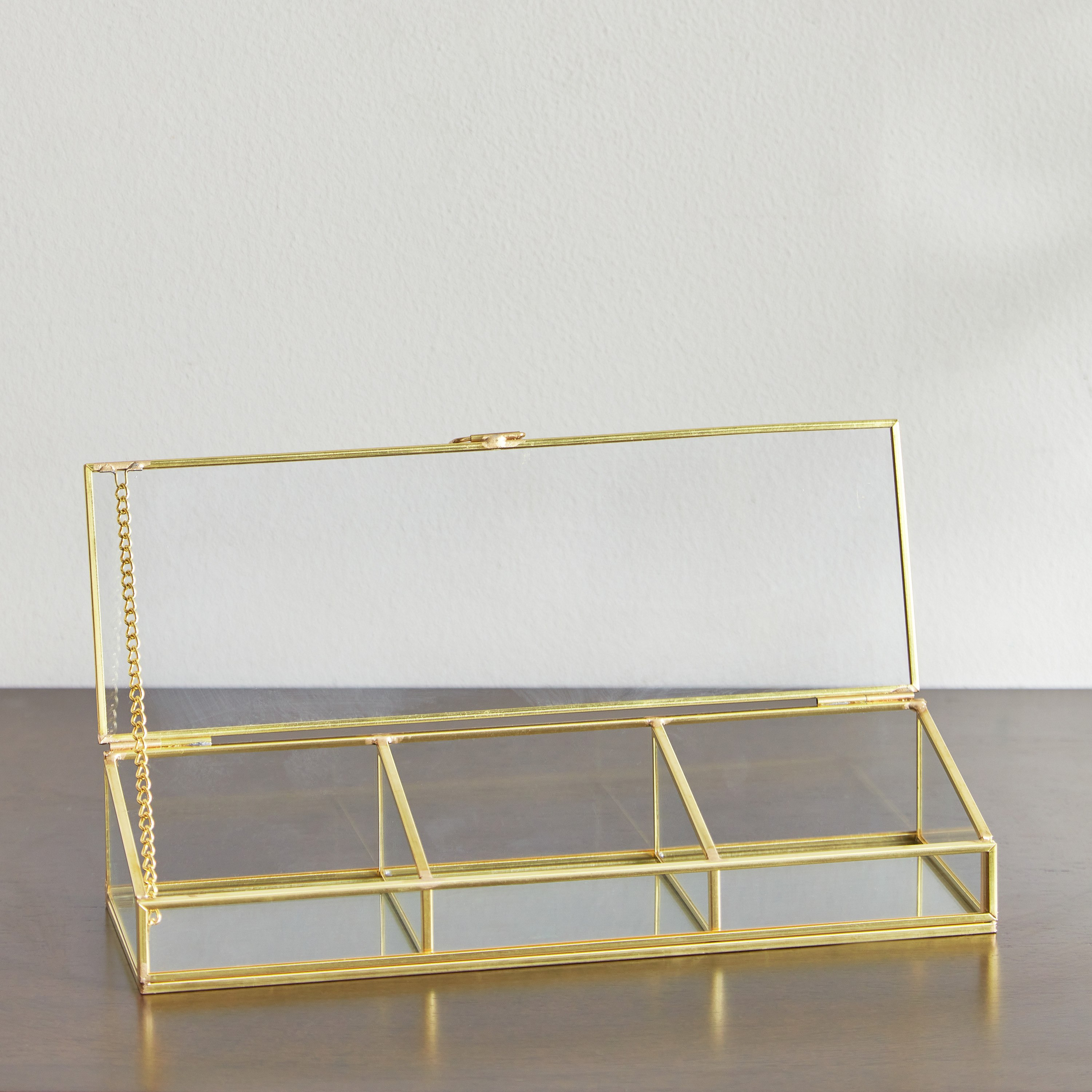 صندوق اكسسوارات معدني بغطاء من فيريتي - 25x8x5 سم-hbxdecorandfurnishings-homeaccessories-storage-image-2