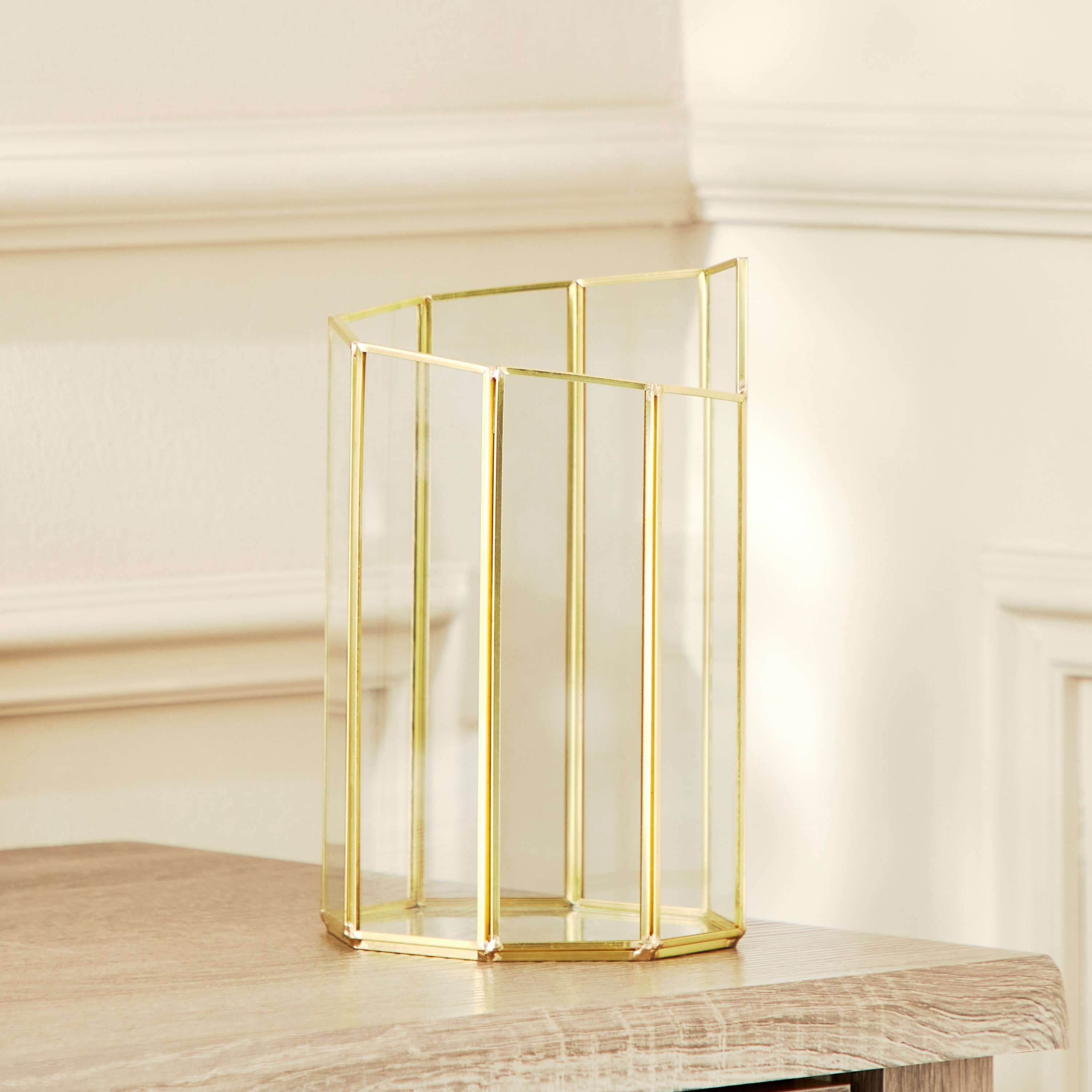 حامل شموع معدن من فيريتي - 12 × 12 × 20 سم-hbxlivingroom-decorandaccessories-candleholders-image-3
