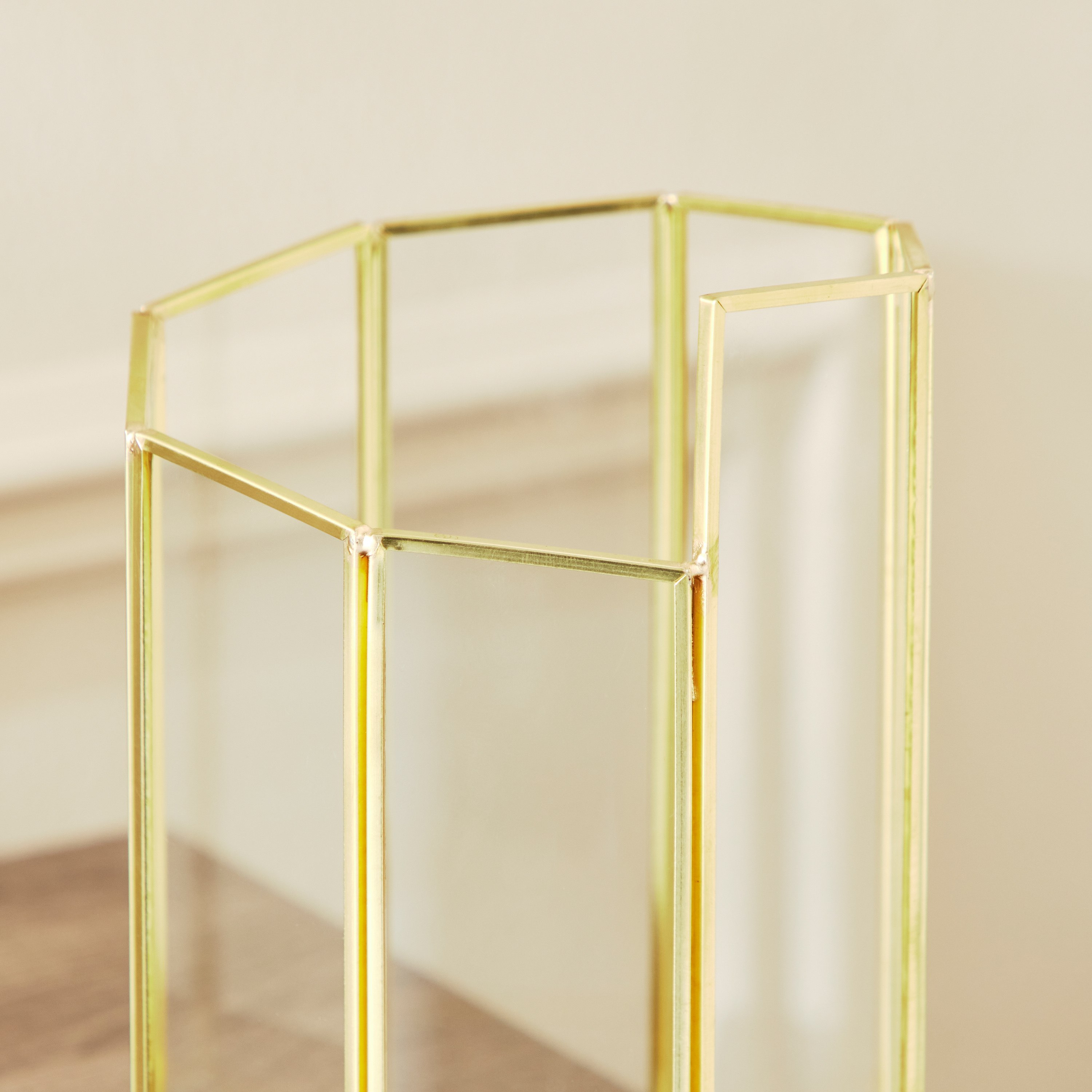 حامل شموع معدن من فيريتي - 12 × 12 × 20 سم-hbxlivingroom-decorandaccessories-candleholders-image-4