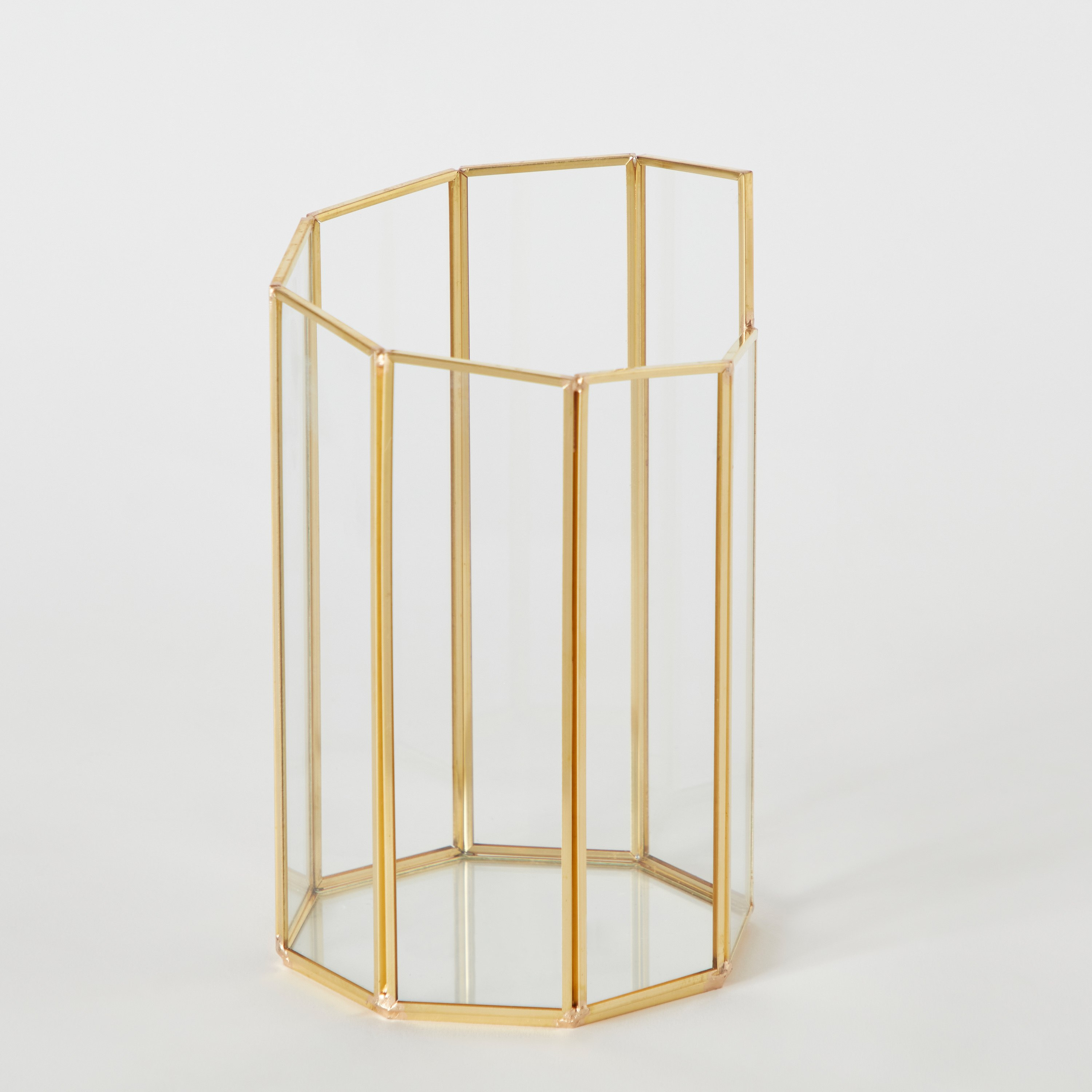 حامل شموع معدن من فيريتي - 12 × 12 × 20 سم-hbxlivingroom-decorandaccessories-candleholders-image-7