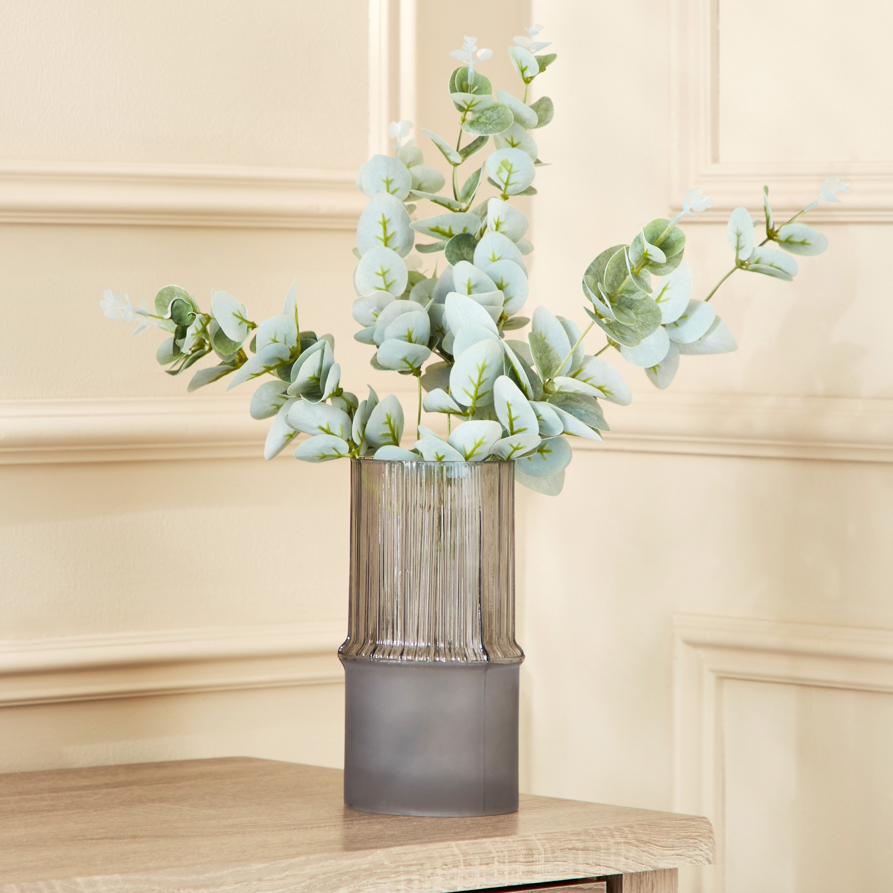 Verity Brushed Glass Vase - 12x12x20 cm-PROMO_HB_AE_B1G1_250925-image-1