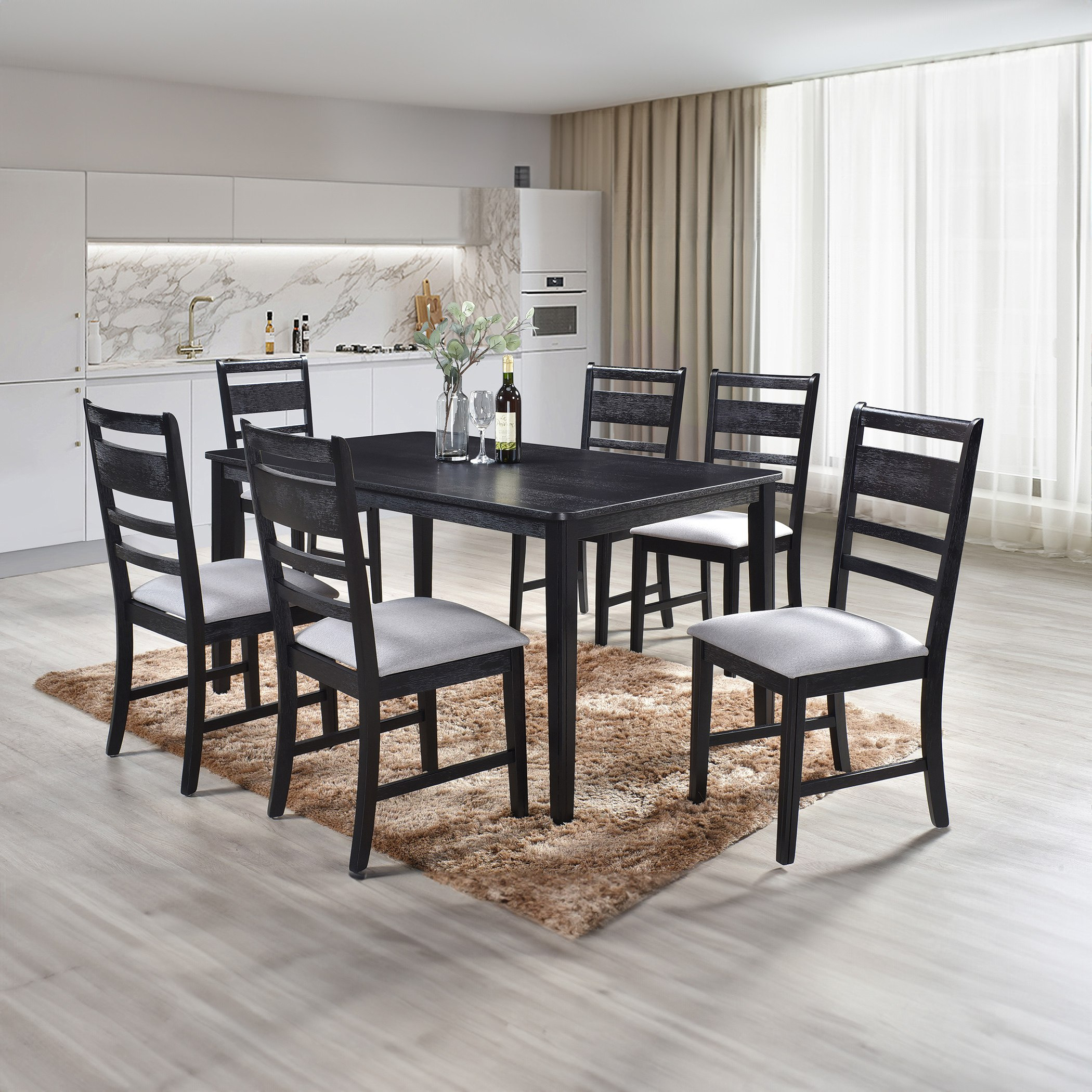 طقم سفرة 6 مقاعد من اندرو-hbxfurniture-diningtablesandsets-diningsets-sixseater-image-1