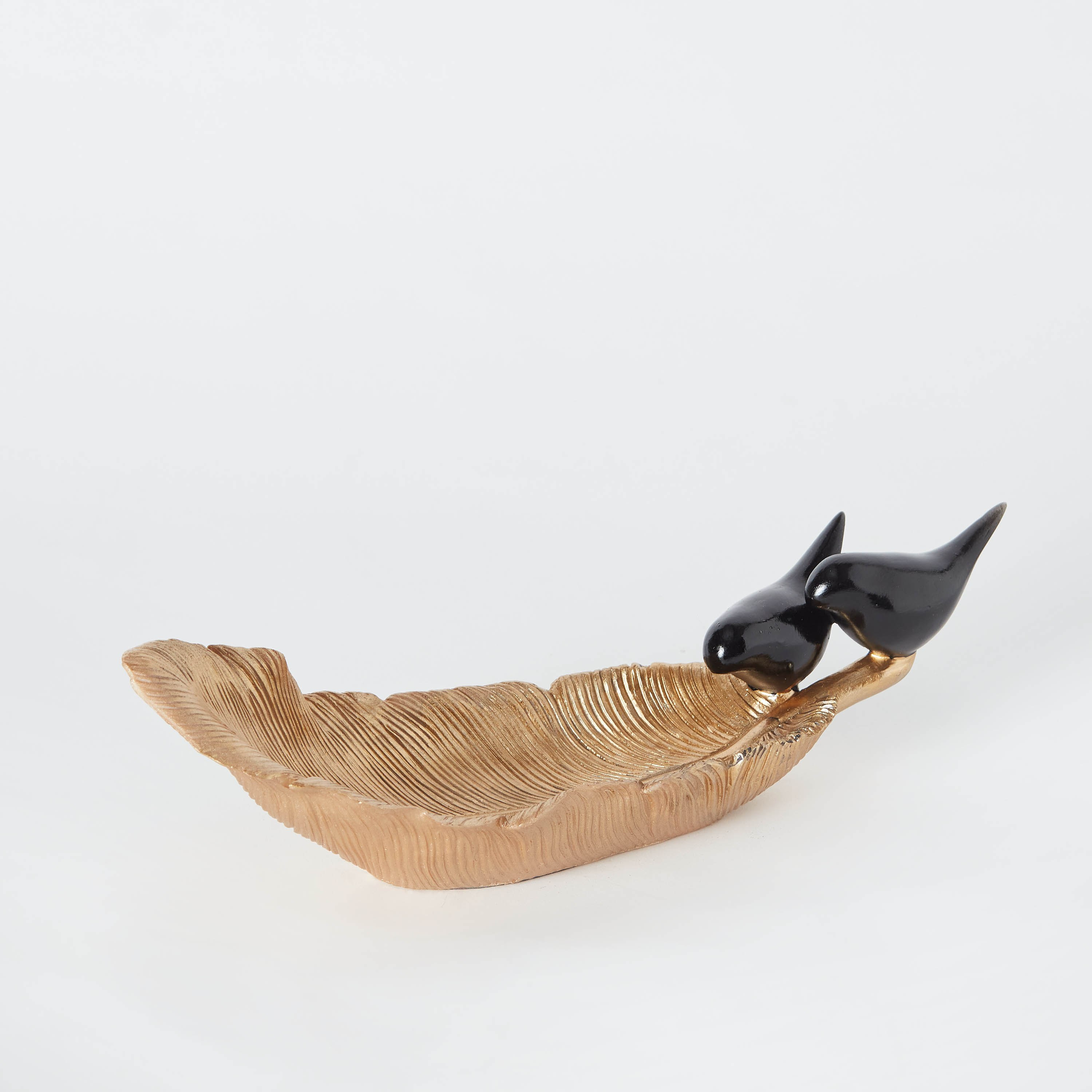 صينية بتصميم طائر أسود وذهبي بوليريسين من هولي - 36x11.3x11.7 سم-hbxhomeware-hbxdecorandfurnishings-image-7