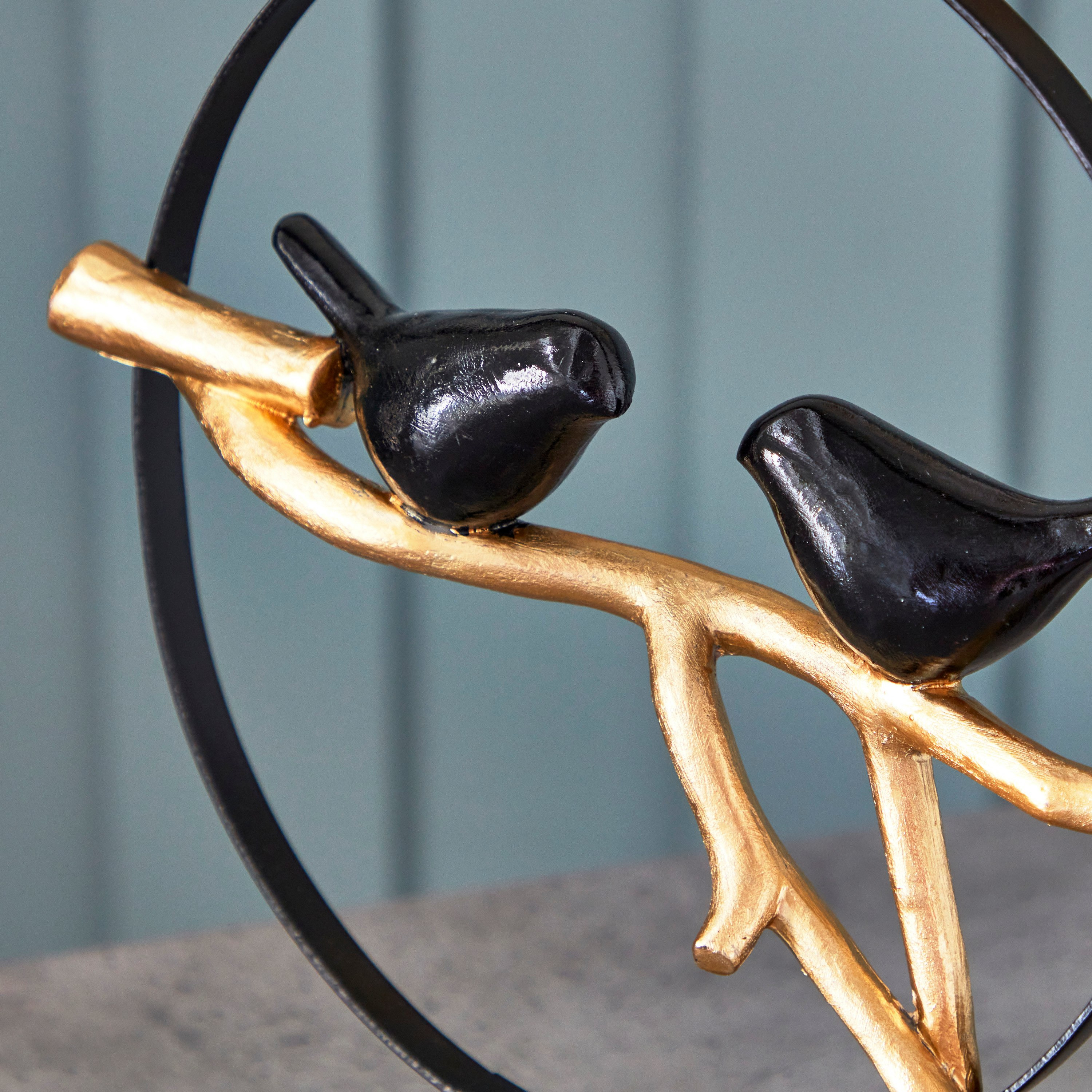 قطعة ديكور بتصميم طيور على غصن شجر بوليريسين من هولي - 25.8x7.3x28 سم-hbxhomeware-homedecor-figurinesandornaments-image-3
