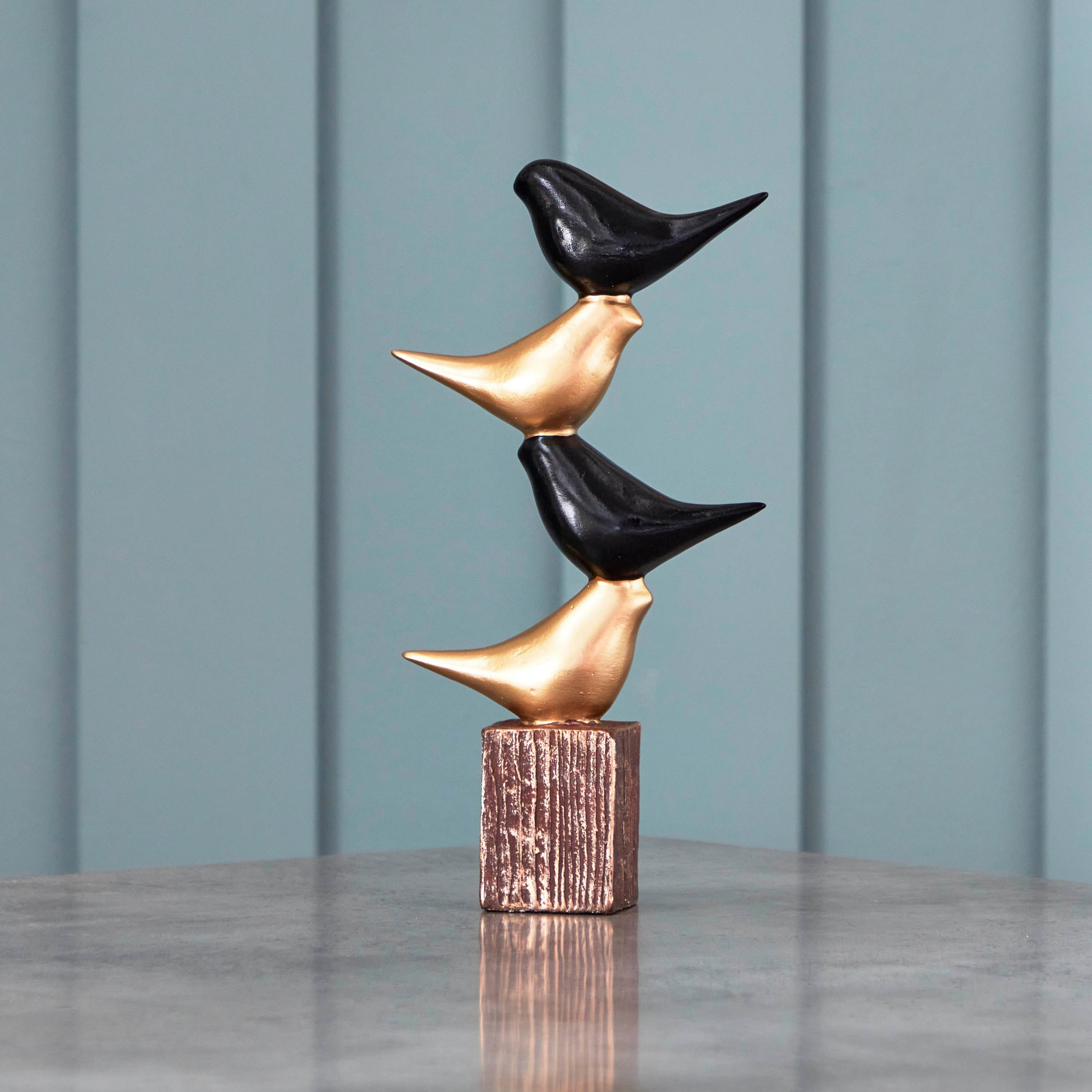 قطعة ديكور طيور بوليريسين من هولي - 14x5x25 سم-hbxhomeware-homedecor-figurinesandornaments-image-2