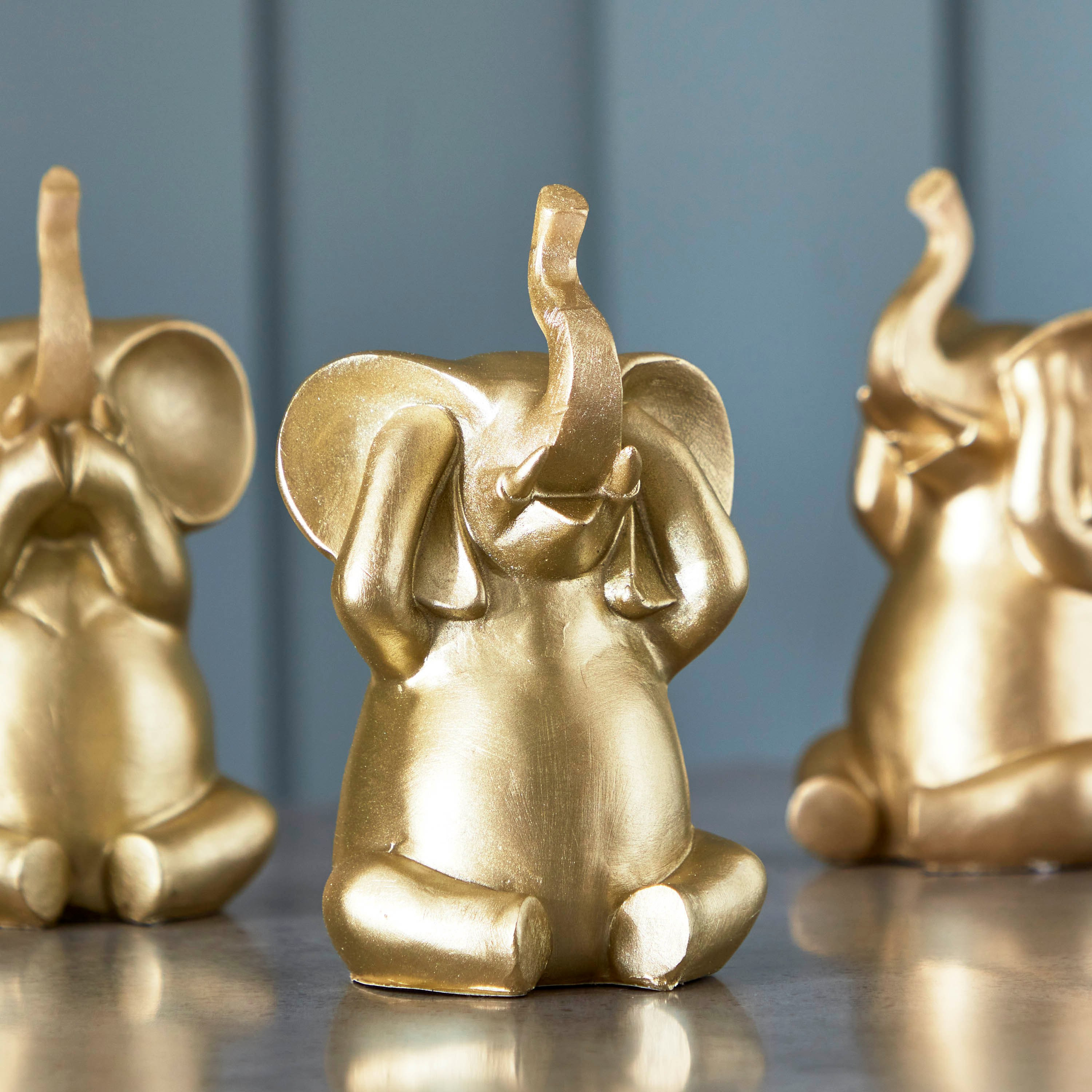 مجموعة قطع ديكور فيلة لطيفة بوليريسين 3 قطع من هولي-hbxhomeware-homedecor-figurinesandornaments-image-4