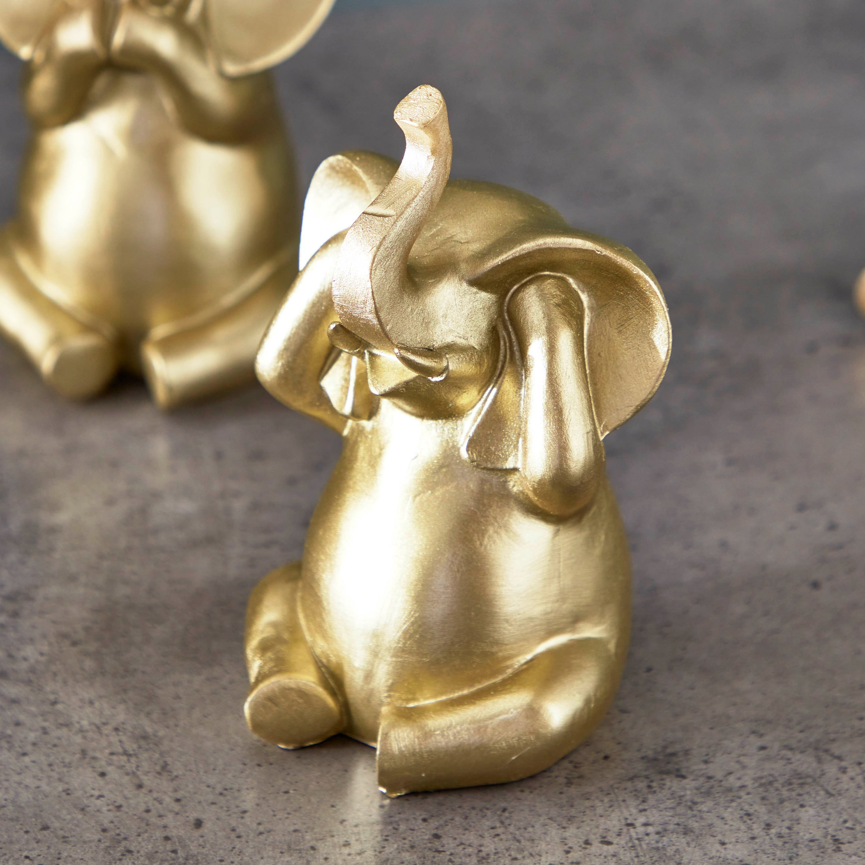 مجموعة قطع ديكور فيلة لطيفة بوليريسين 3 قطع من هولي-hbxhomeware-homedecor-figurinesandornaments-image-5