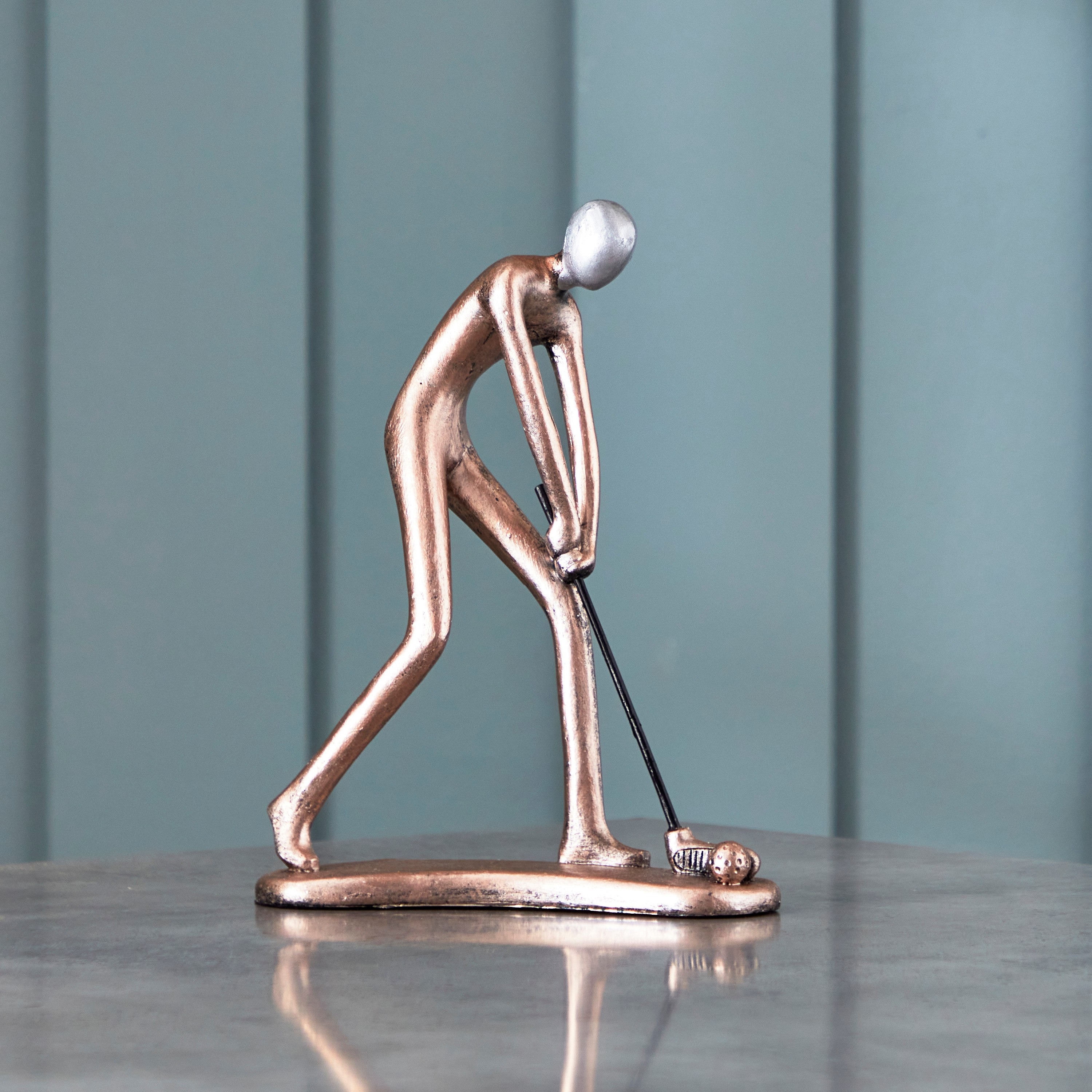 Holly Polyresin Golfer Decorative Accent - 17.5x6.8x22.2 cm-hbxhomeware-homedecor-figurinesandornaments-image-1