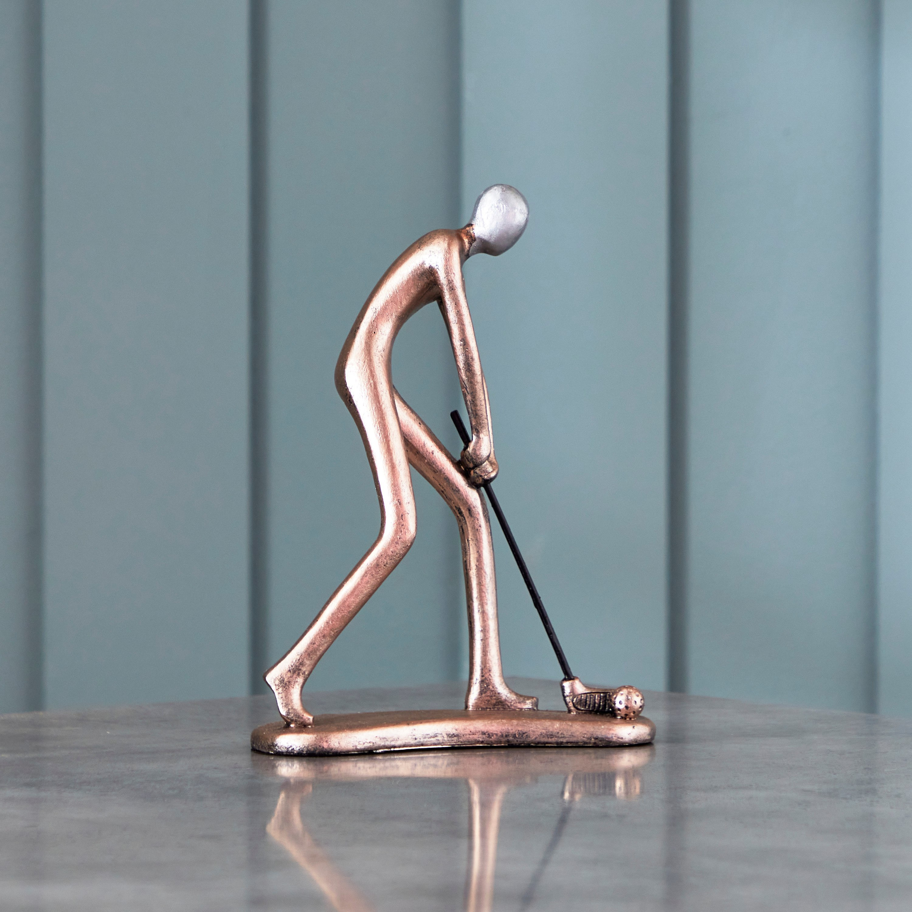 Holly Polyresin Golfer Decorative Accent - 17.5x6.8x22.2 cm-hbxhomeware-homedecor-figurinesandornaments-image-2