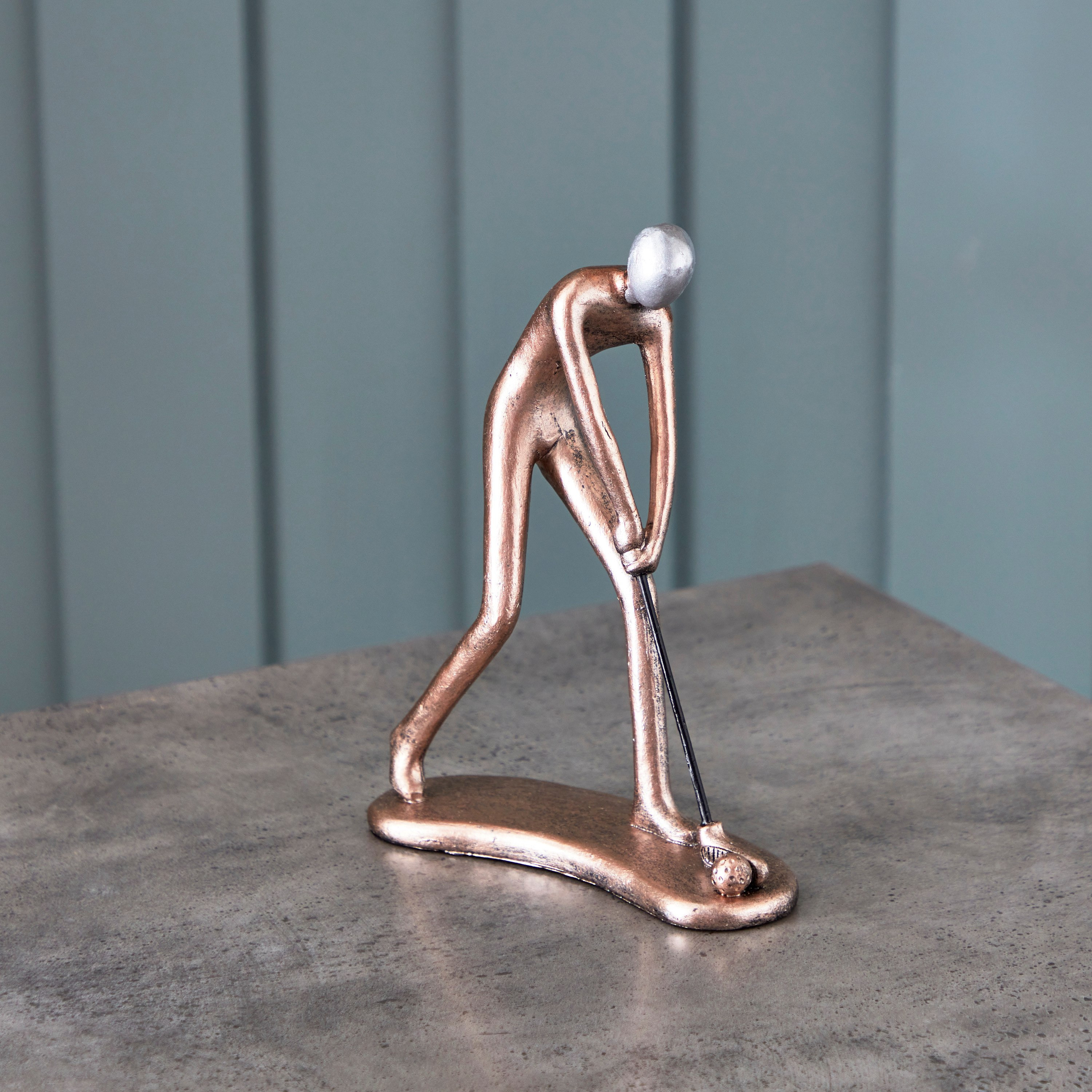 Holly Polyresin Golfer Decorative Accent - 17.5x6.8x22.2 cm-hbxhomeware-homedecor-figurinesandornaments-image-3